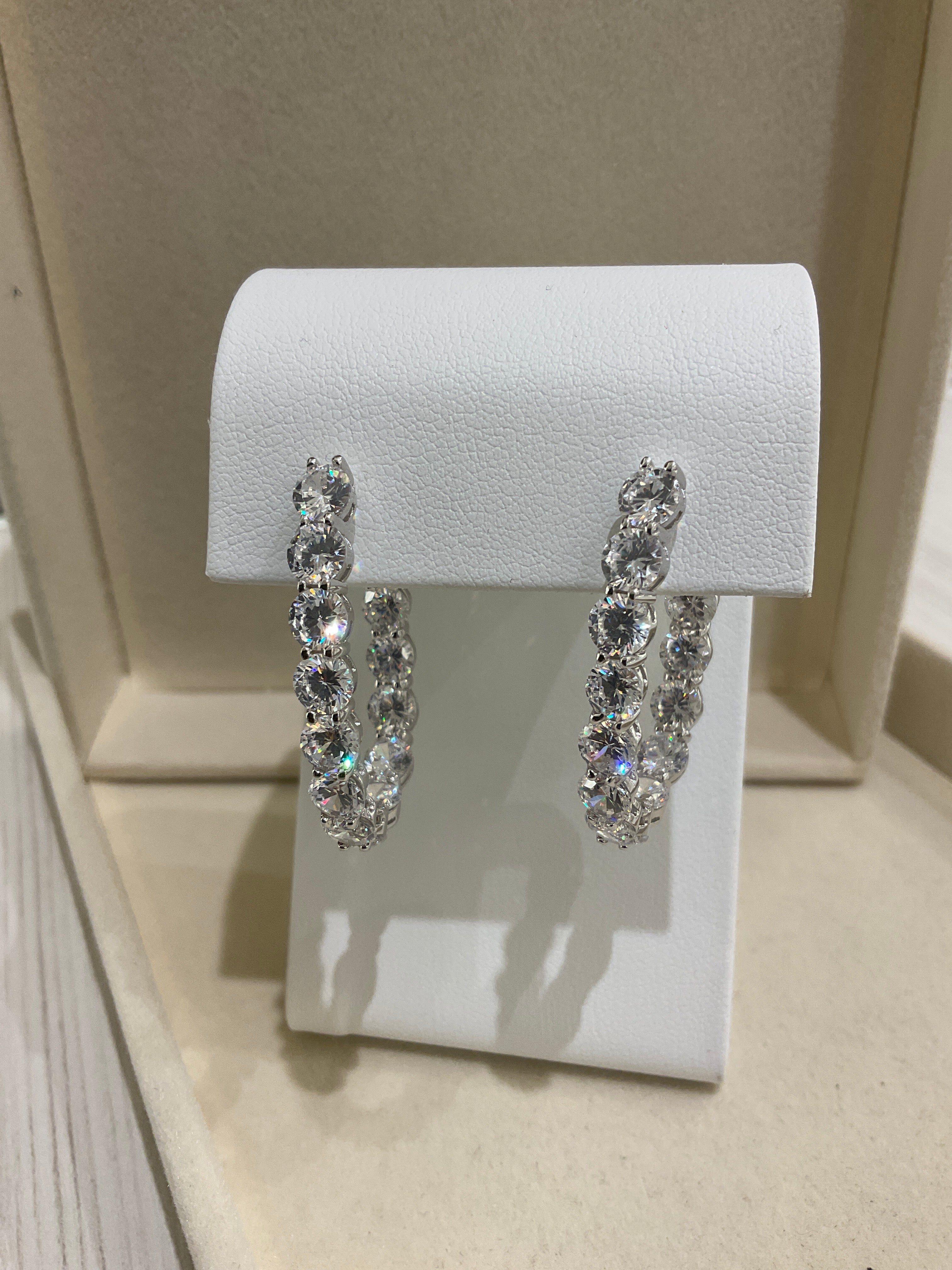 ARETE CRISTAL P925 ARRACADA OVAL REDONDO