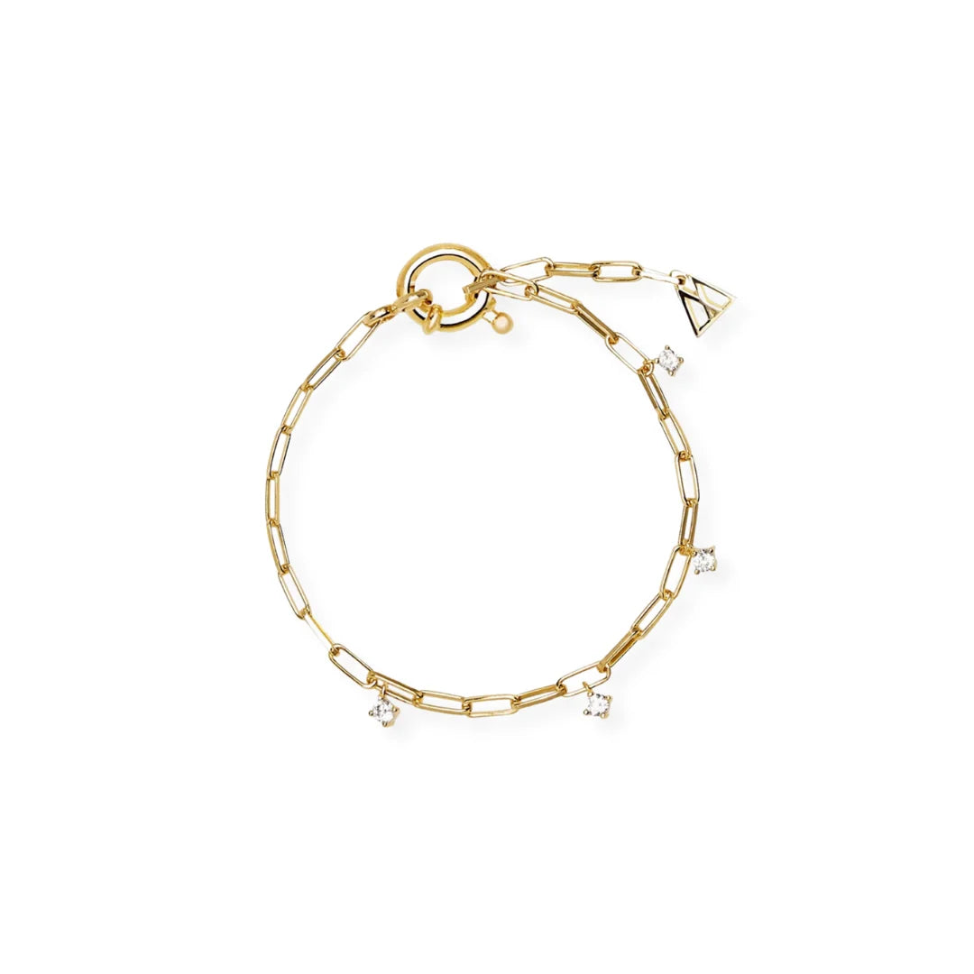 Pulsera Dangly Zirconia