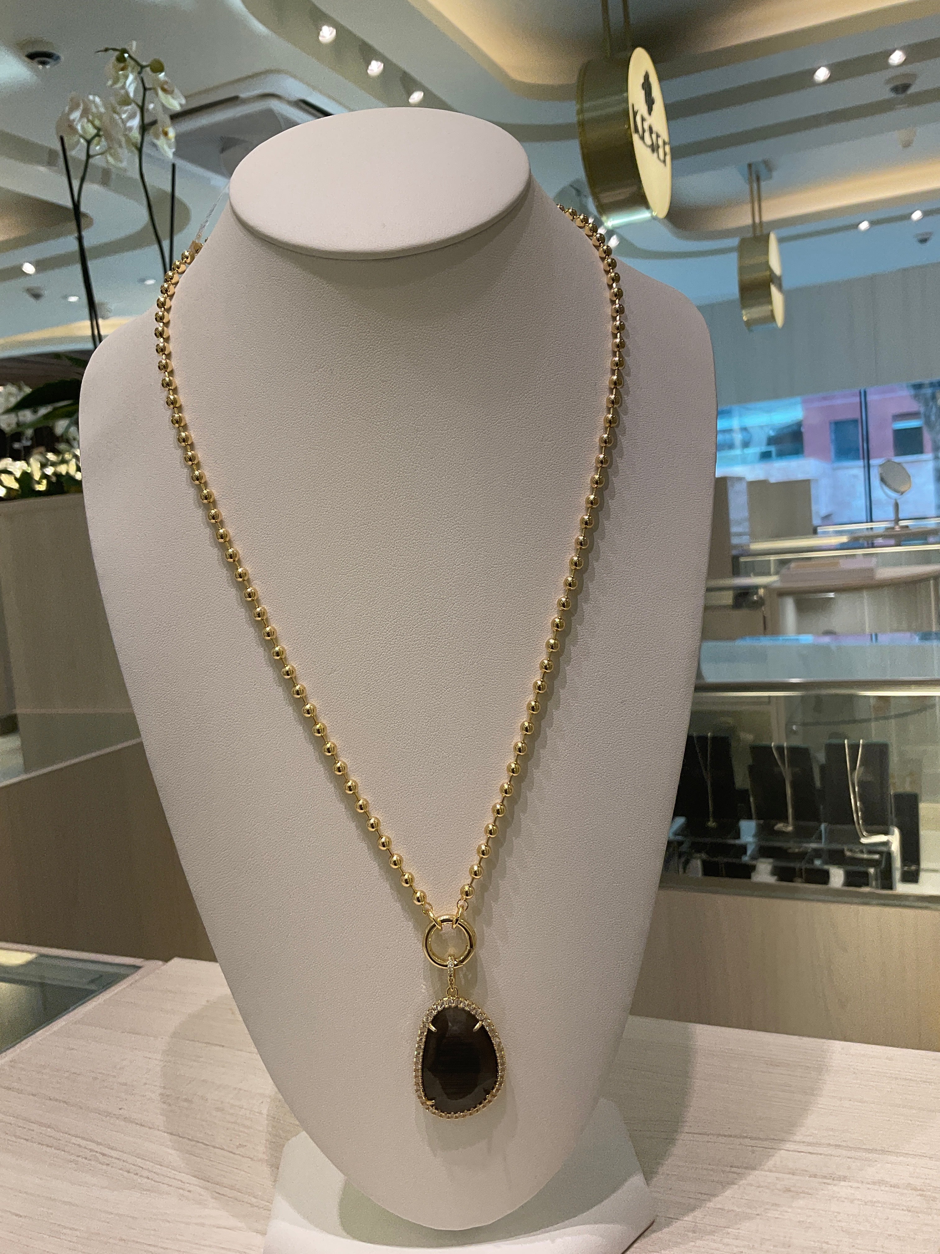 COLLAR PIEDRA Y CZ