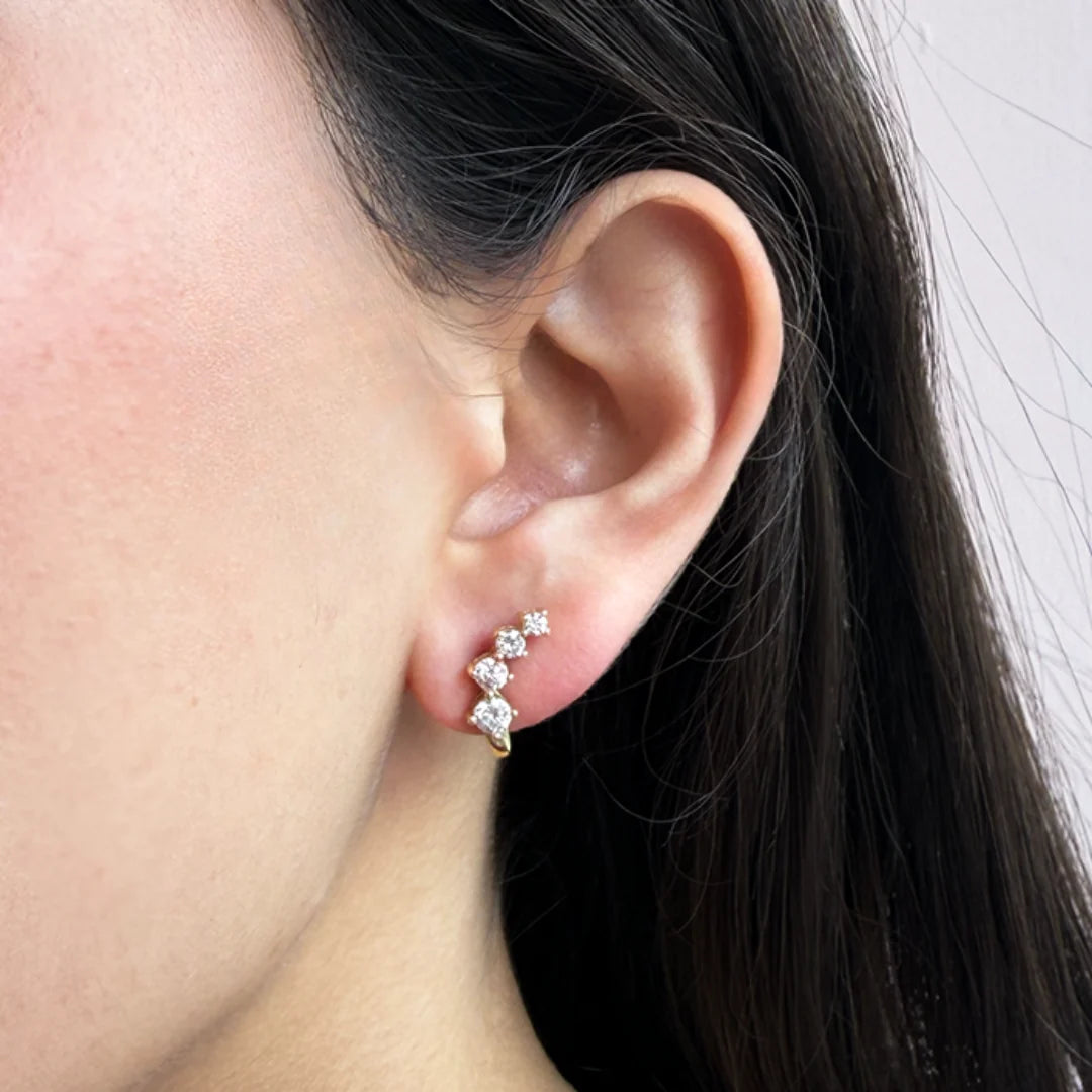 Aretes Hook Huggie
