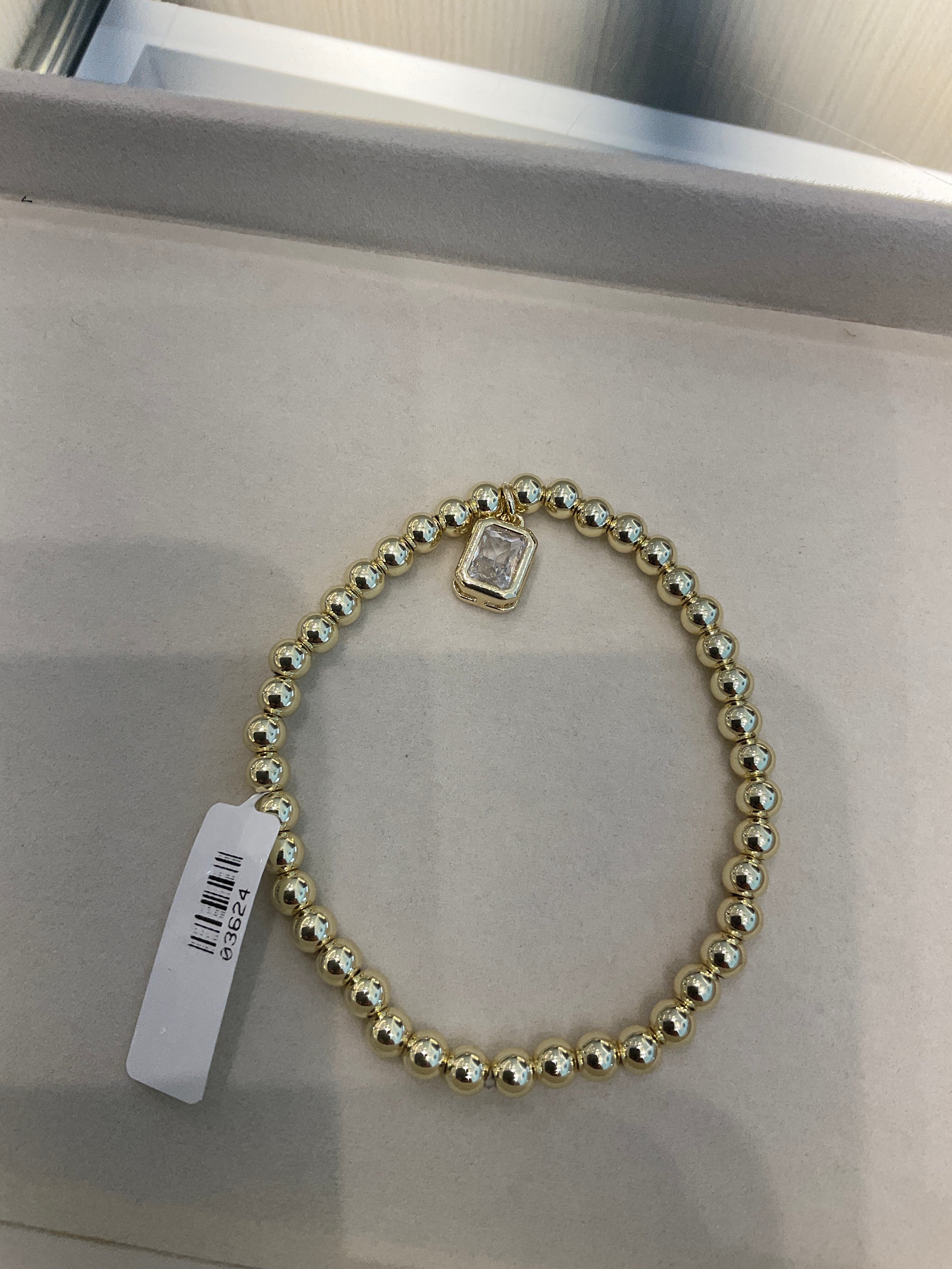 PULSERA CZ DORADA