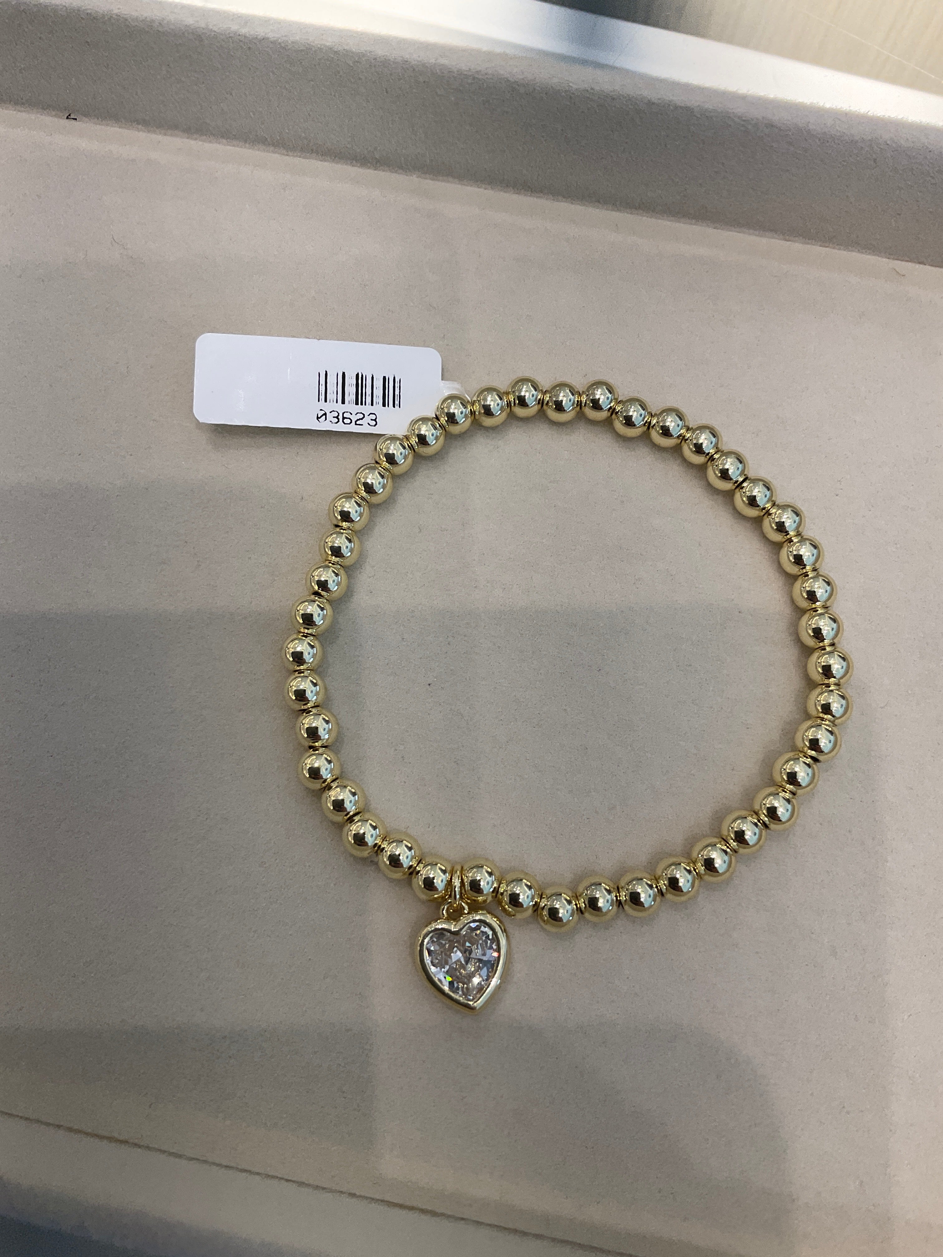 PULSERA DORADA CORAZÓN