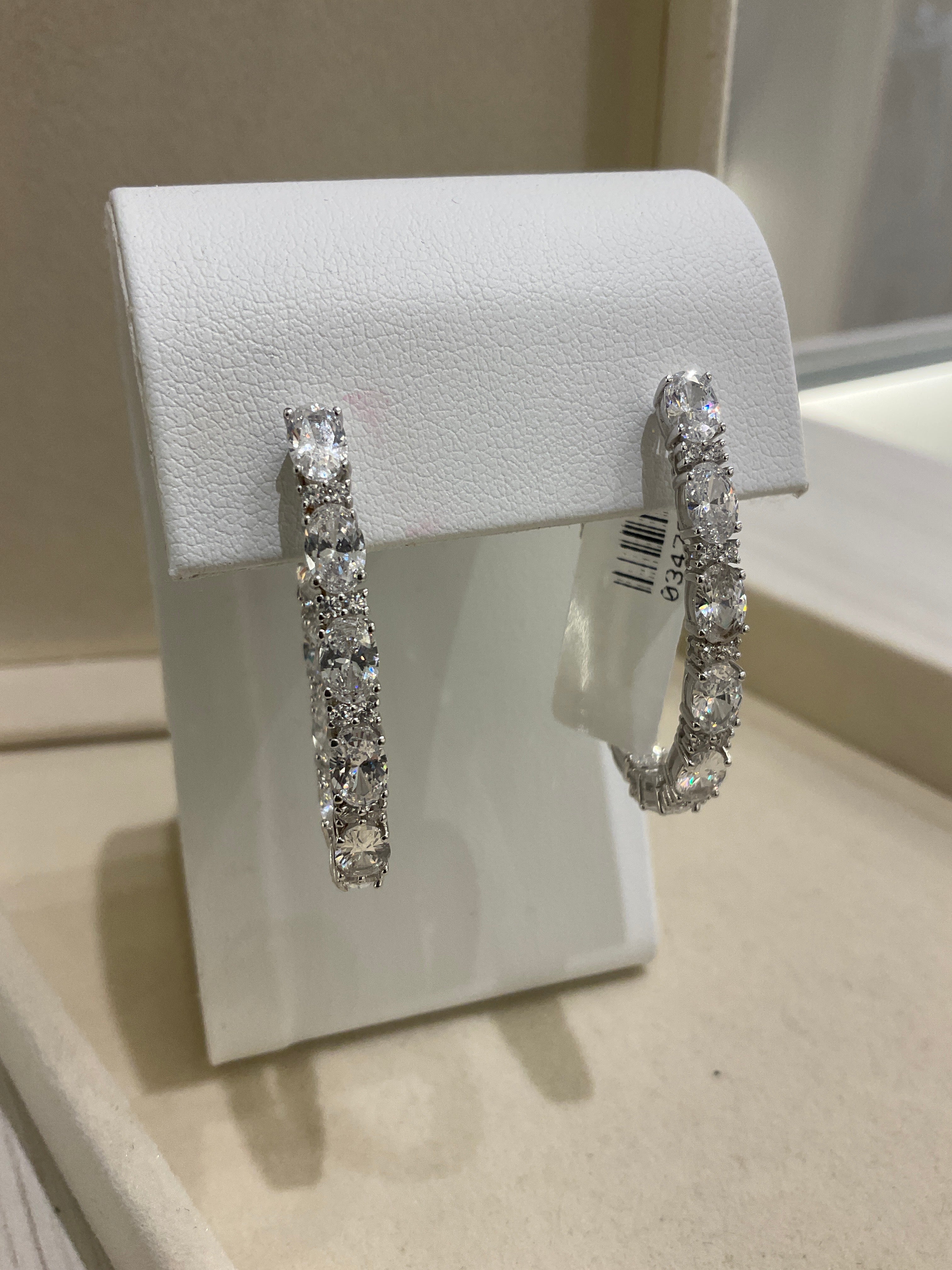 ARETE CRISTAL P925 ARRACADA OVAL