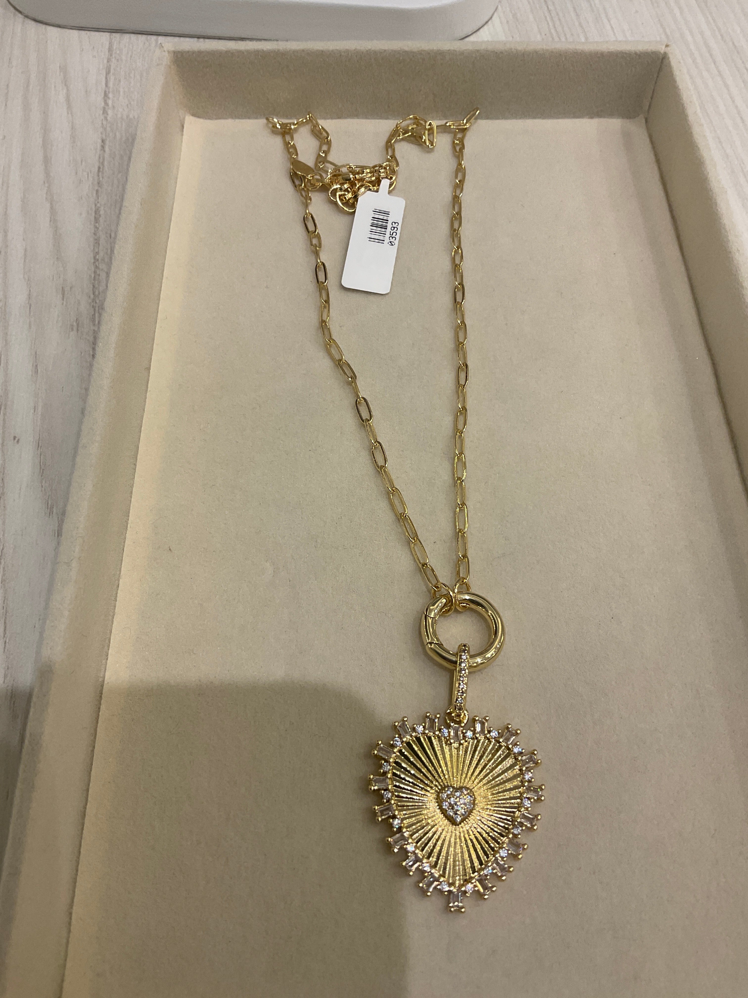 COLLAR CZ HEART