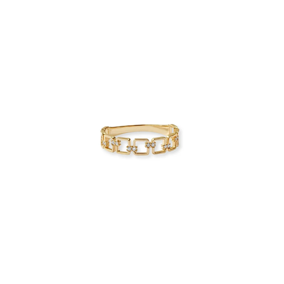 Anillo Cadena con Cz