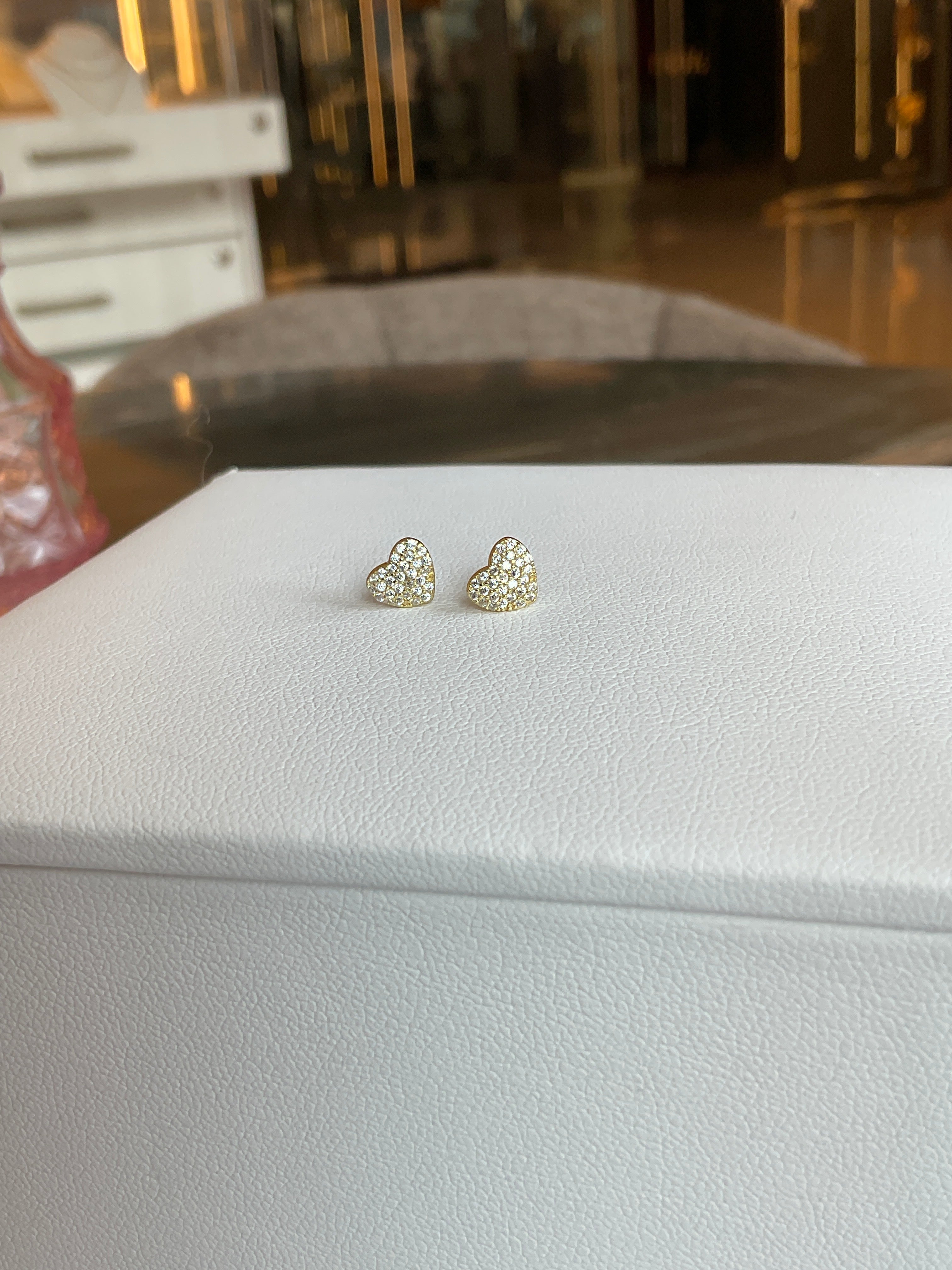 EARRING P925 HEART PLATA