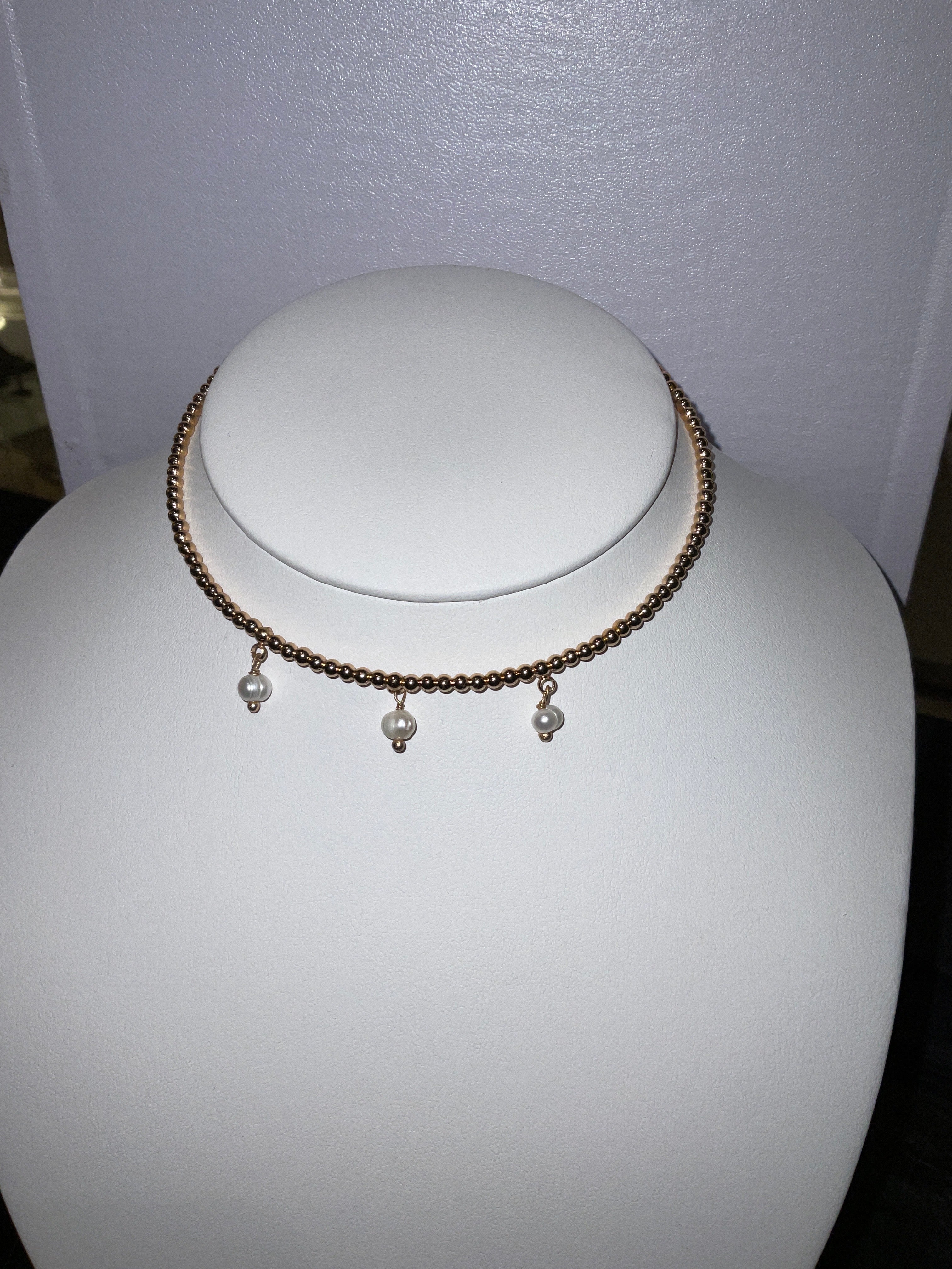 COLLAR PERLAS ARO