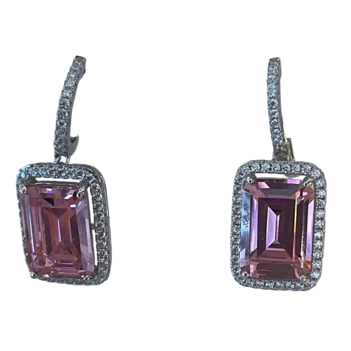 ARETE CUADRO ROSA P925
