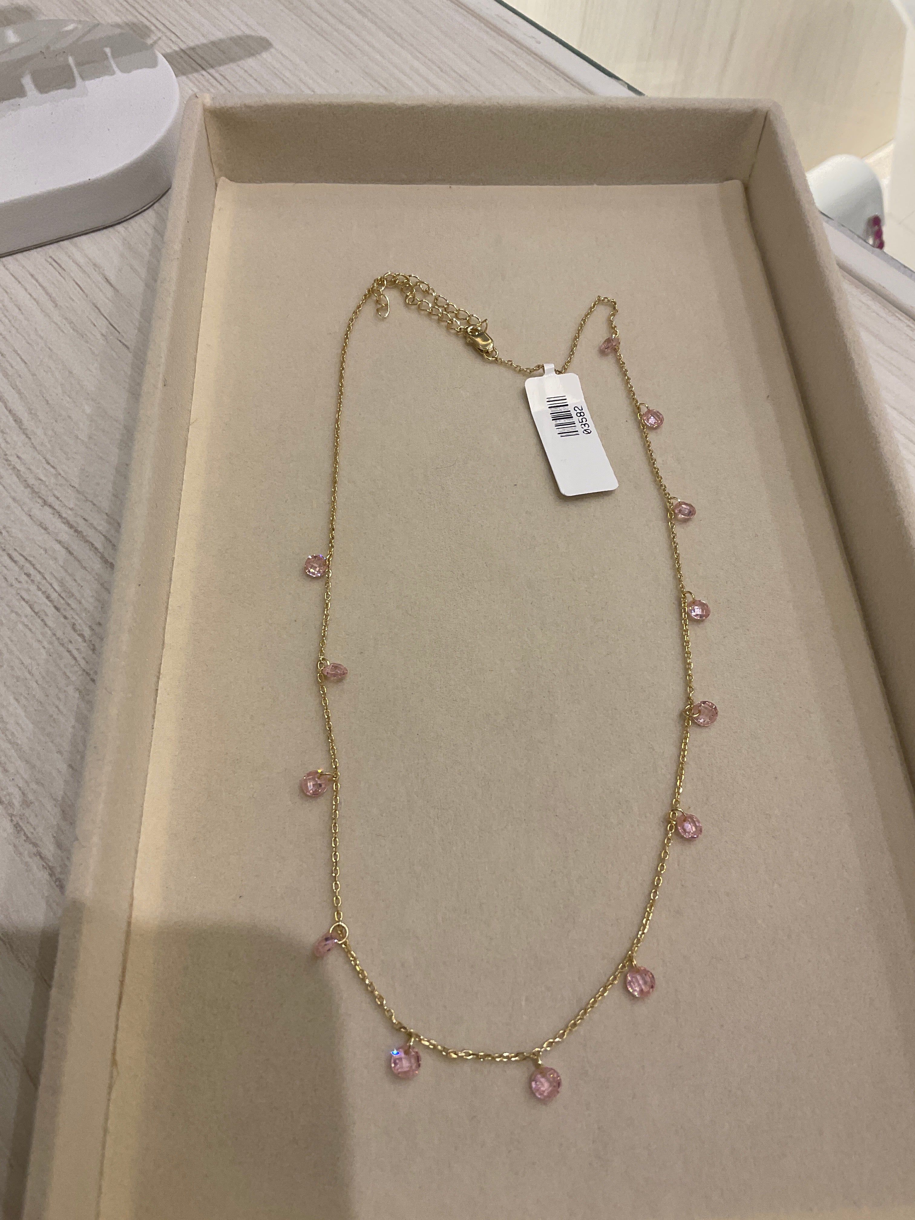 COLLAR P925 FLOTANTE COLORES