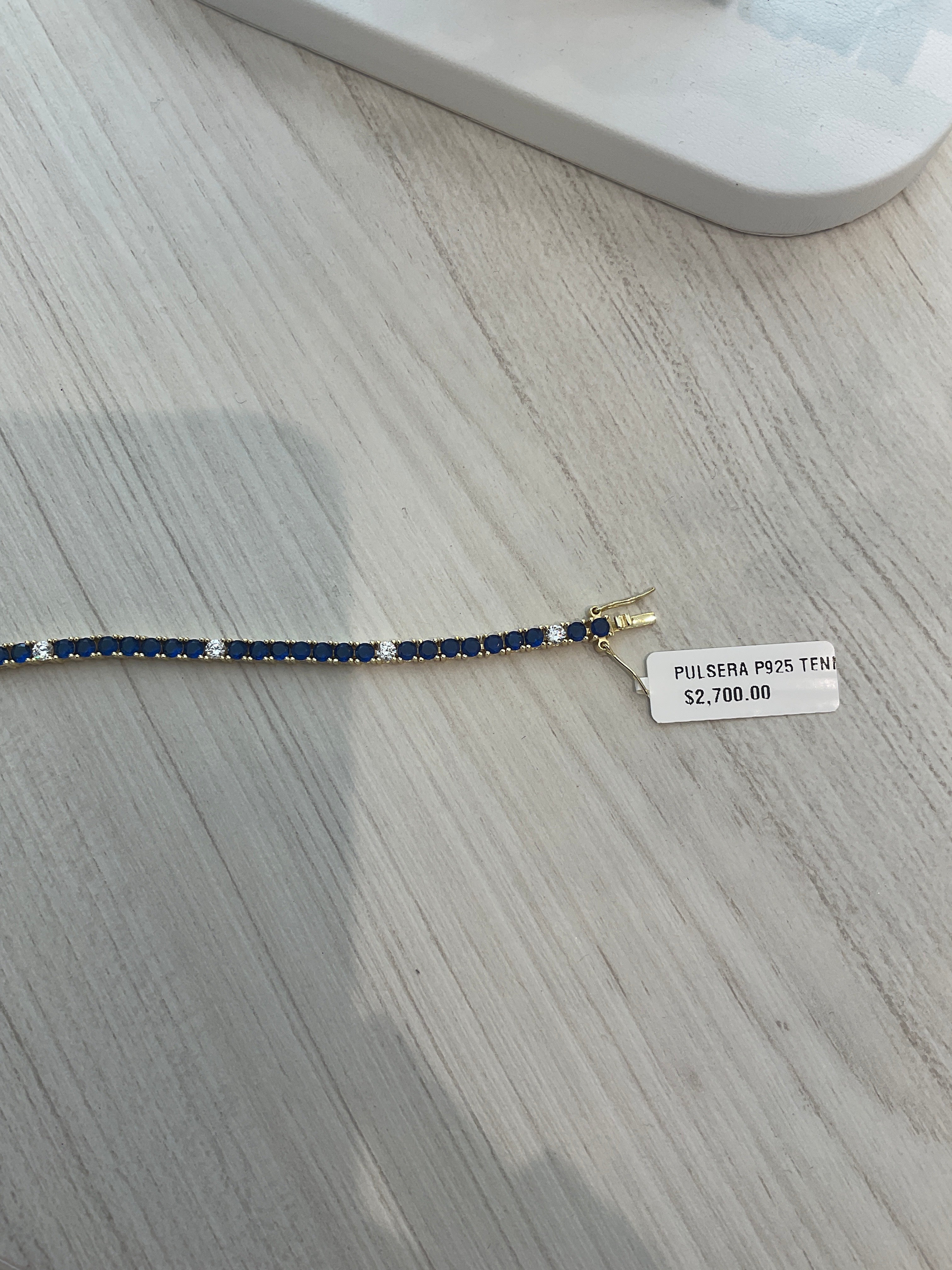 PULSERA P925 TENNIS COLORES 3557