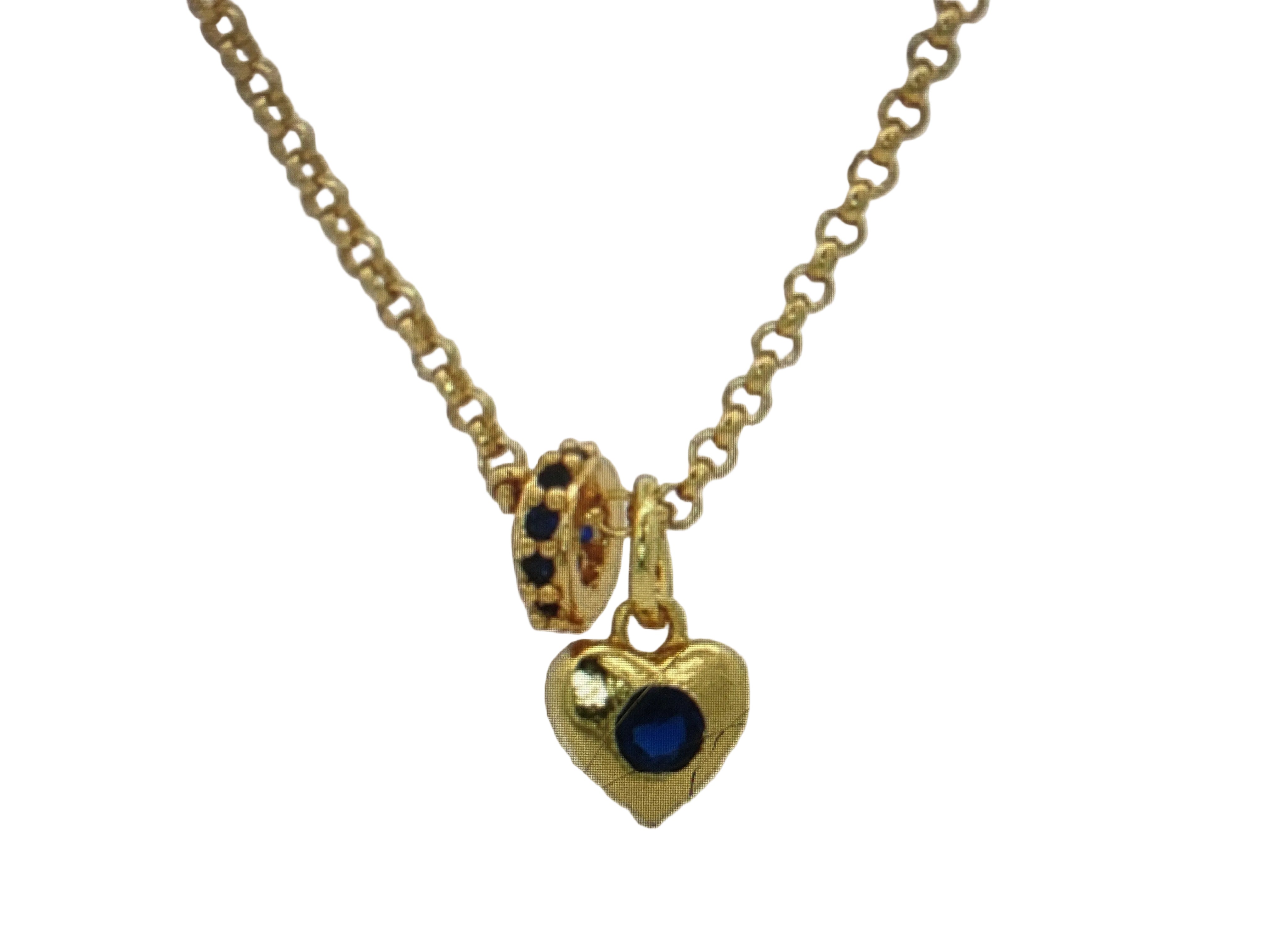 Gargantilla GF Corazón Azul