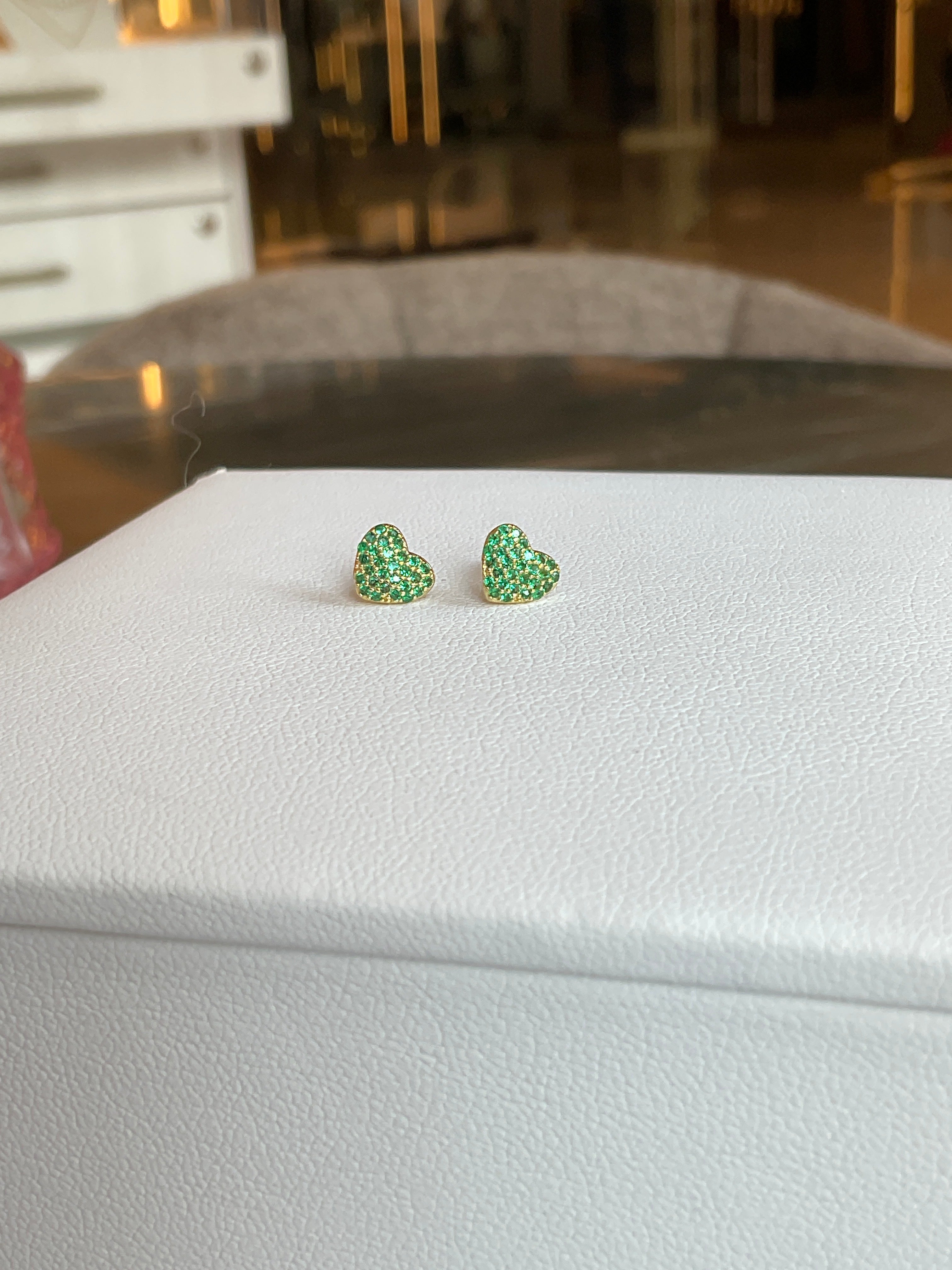 EARRING P925 HEART PLATA
