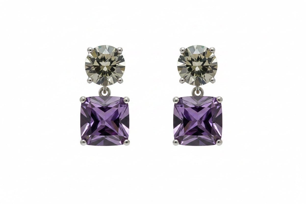 Arete de Plata Royal Princess RD