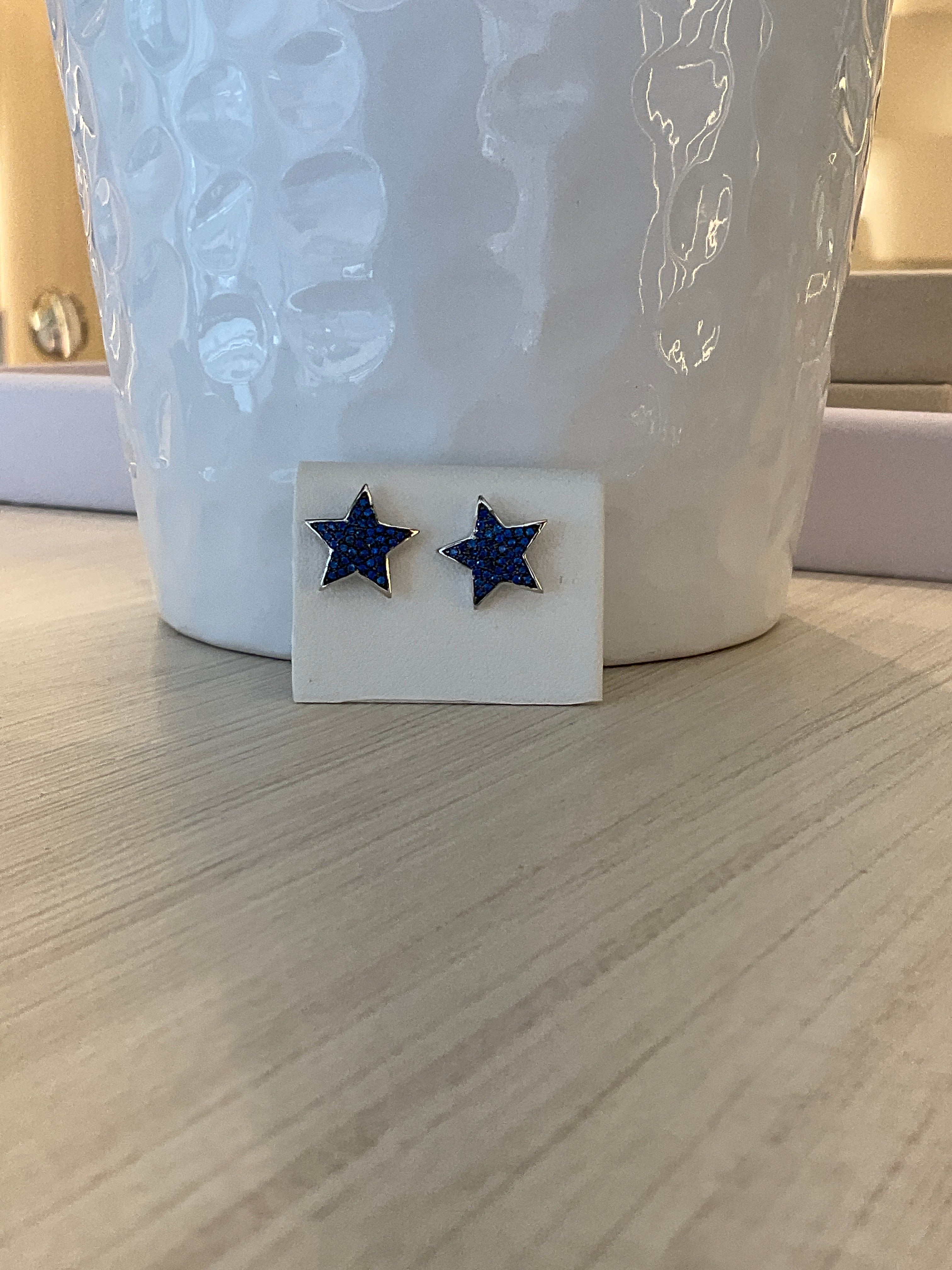 ARETE ESTRELLA P925 AZUL