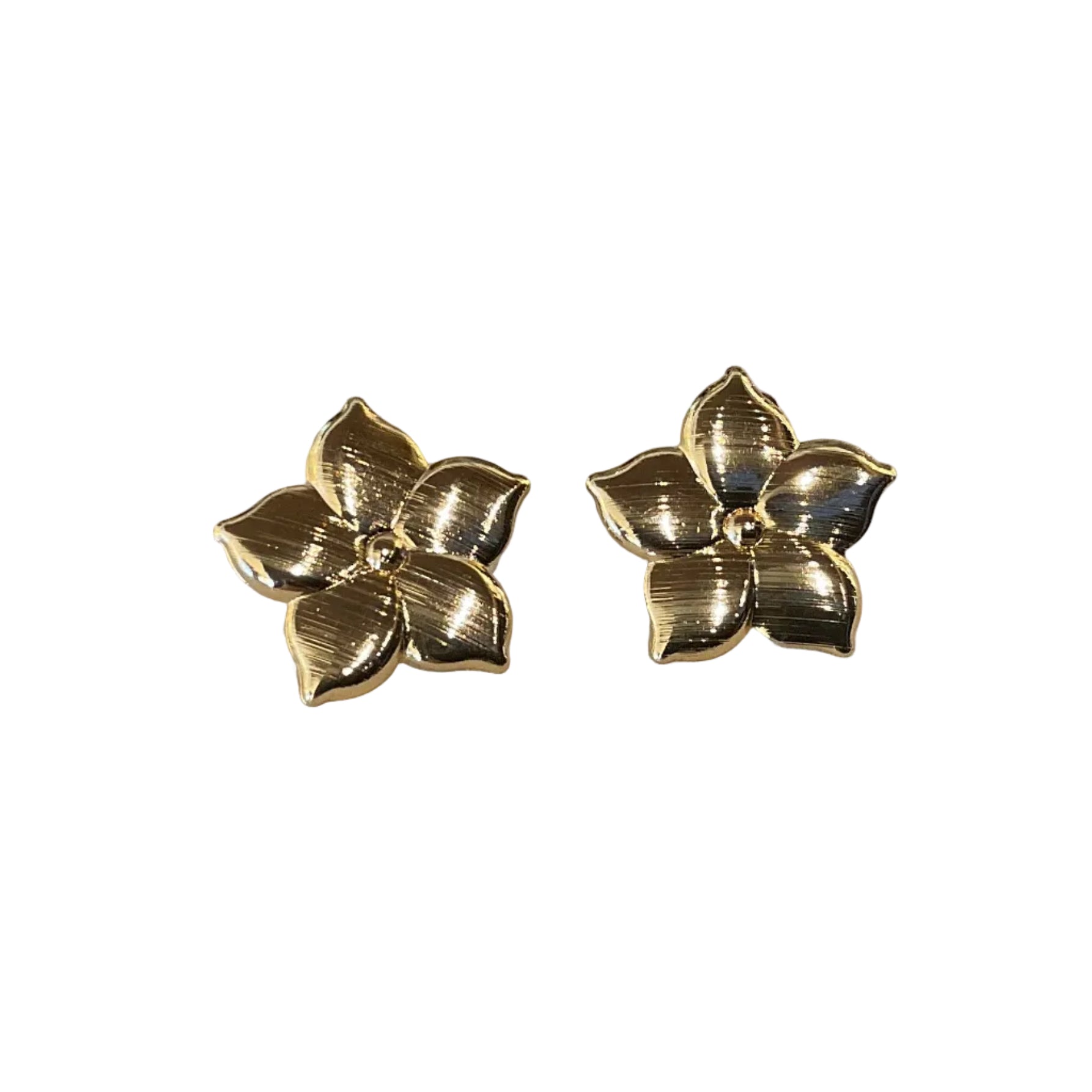 Arete Flor de Manacá Gold Filled