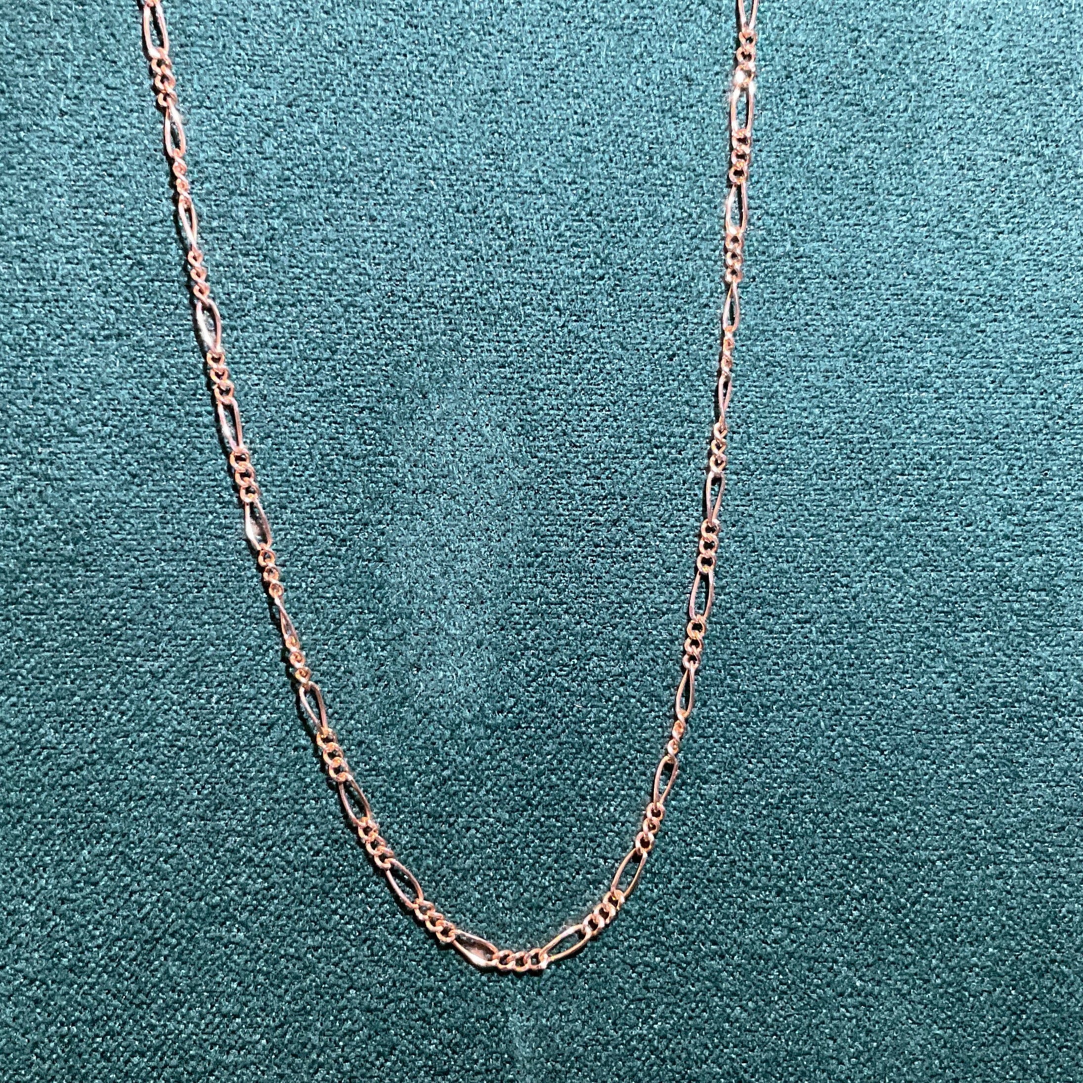 Cadena de Oro 10k Figaro 45cm