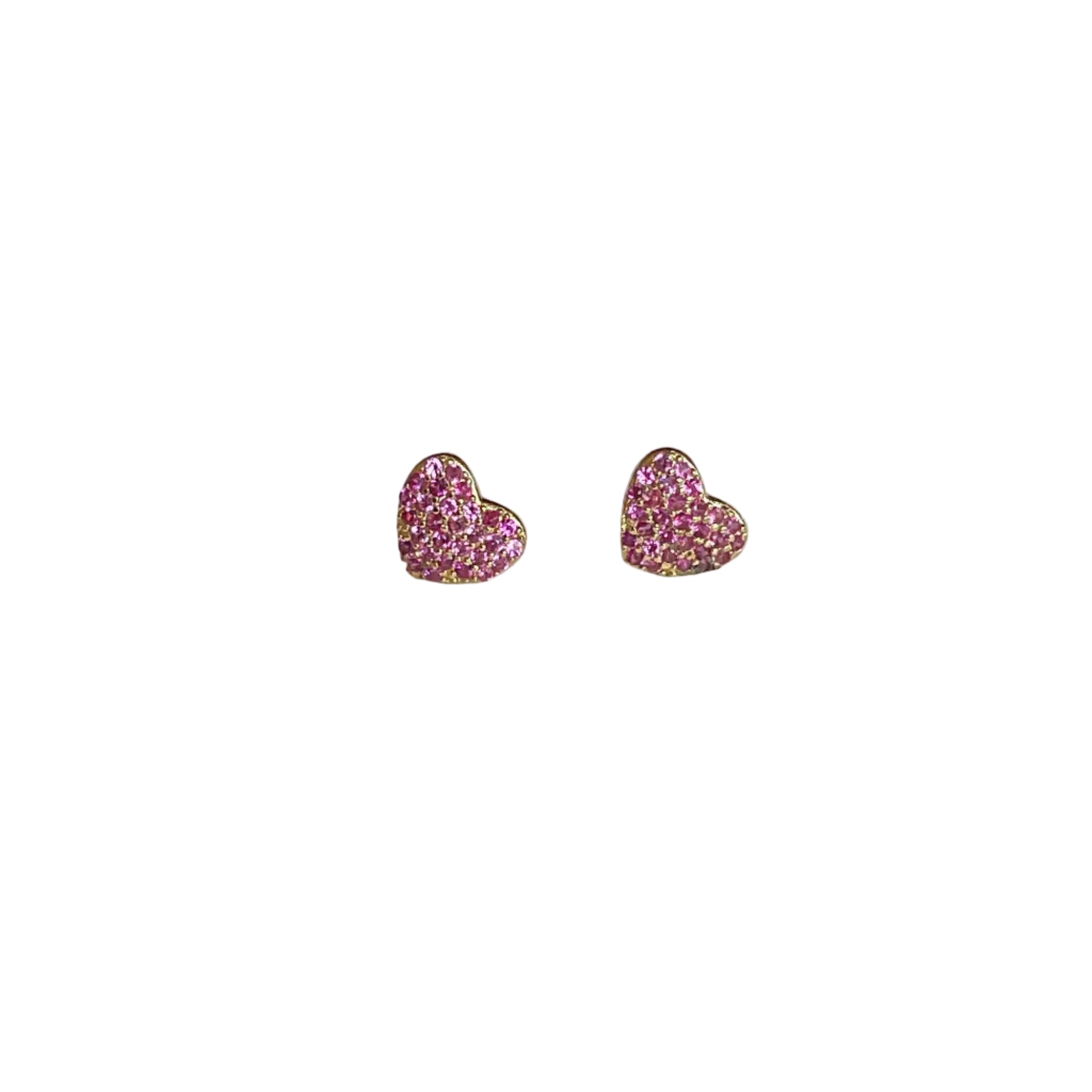 EARRING P925 HEART PLATA