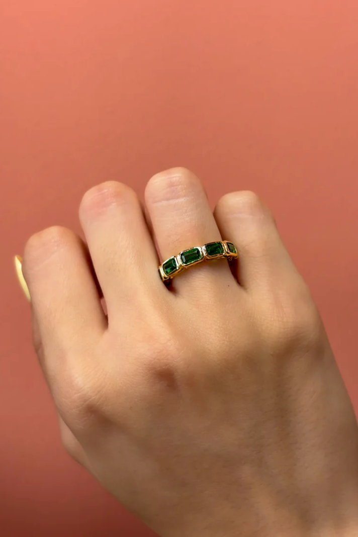 Anillo Vintage Baguette