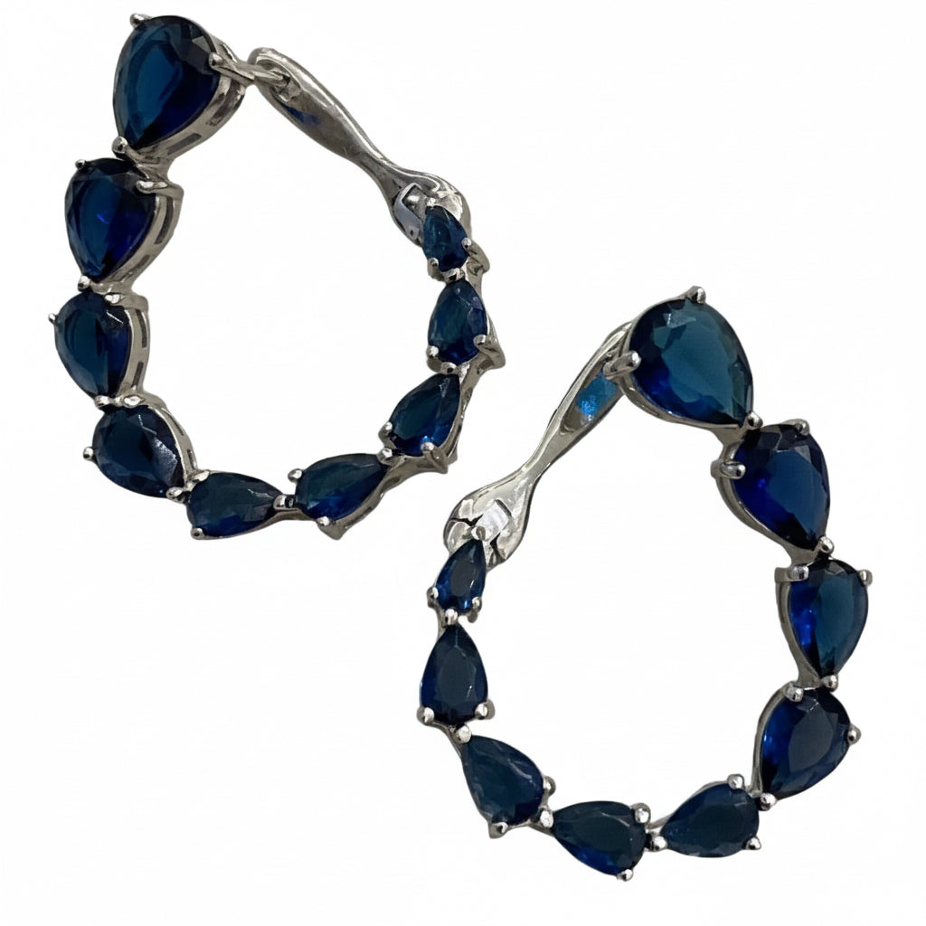 ARETE LÁGRIMAS AZUL P925