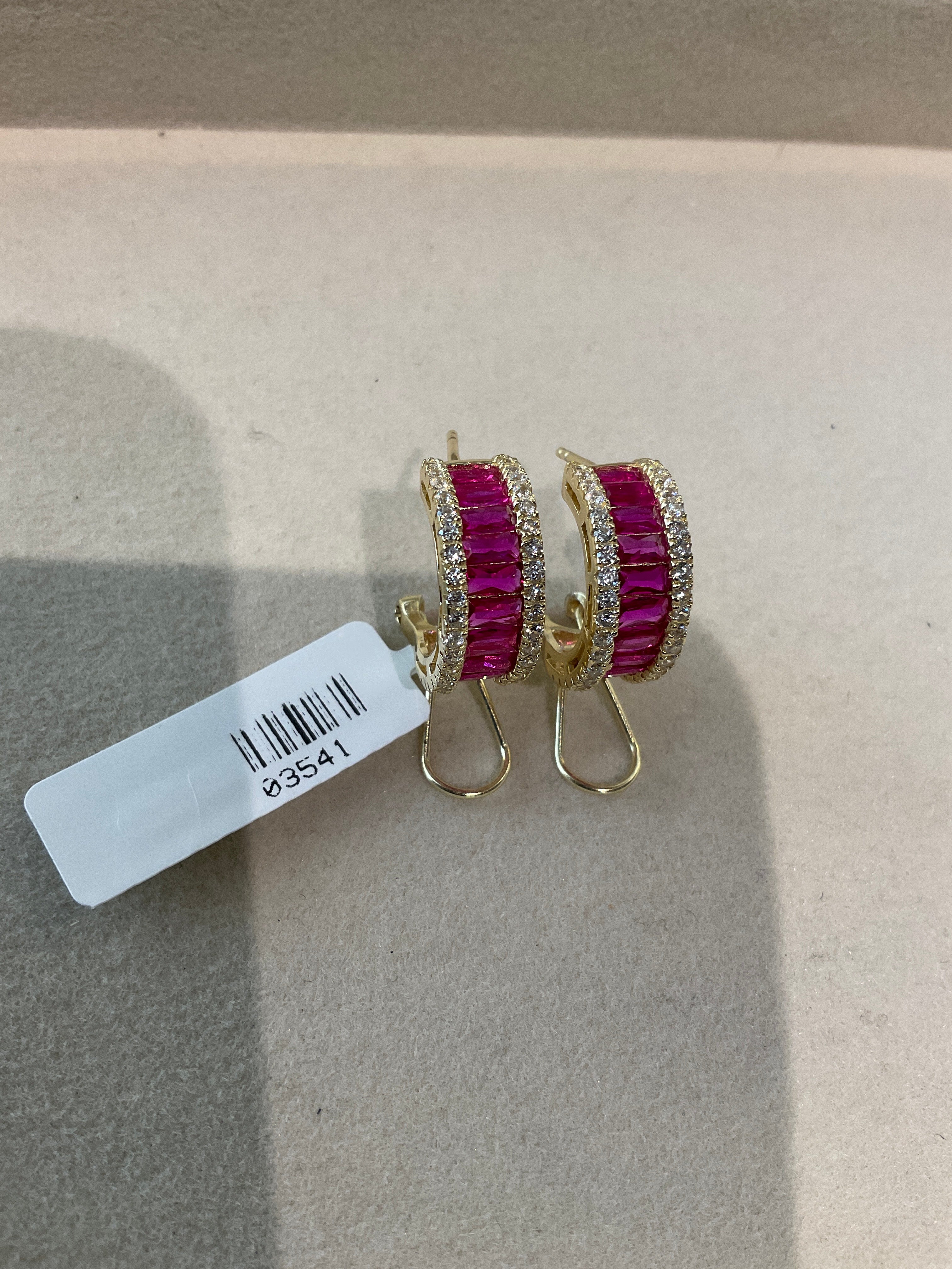 ARETE CURVED P925 ROSA DORADO