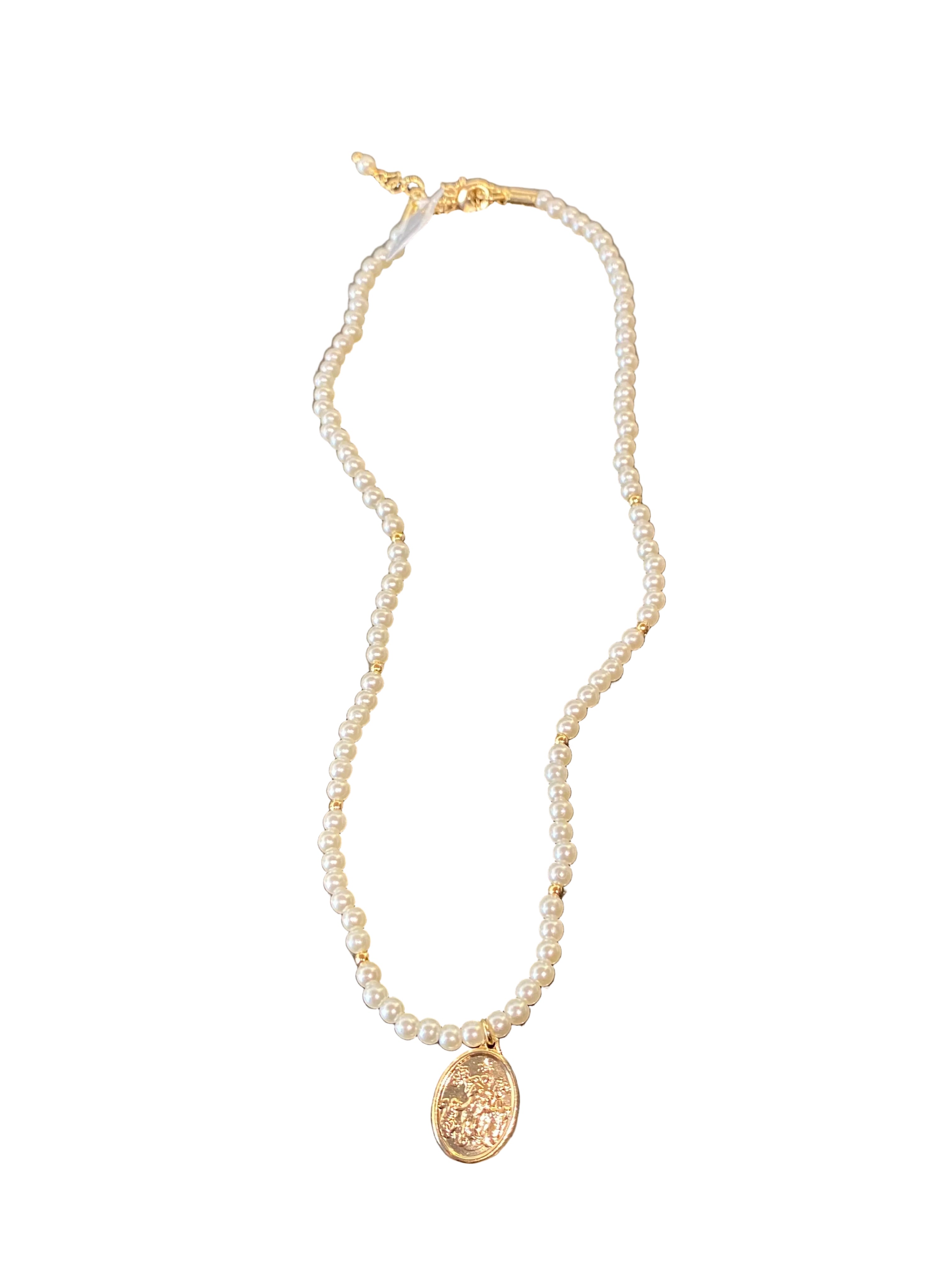 Collar Piedras Dije Santo