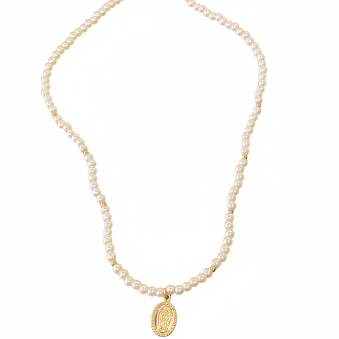 Collar Piedras Virgen de Guadalupe