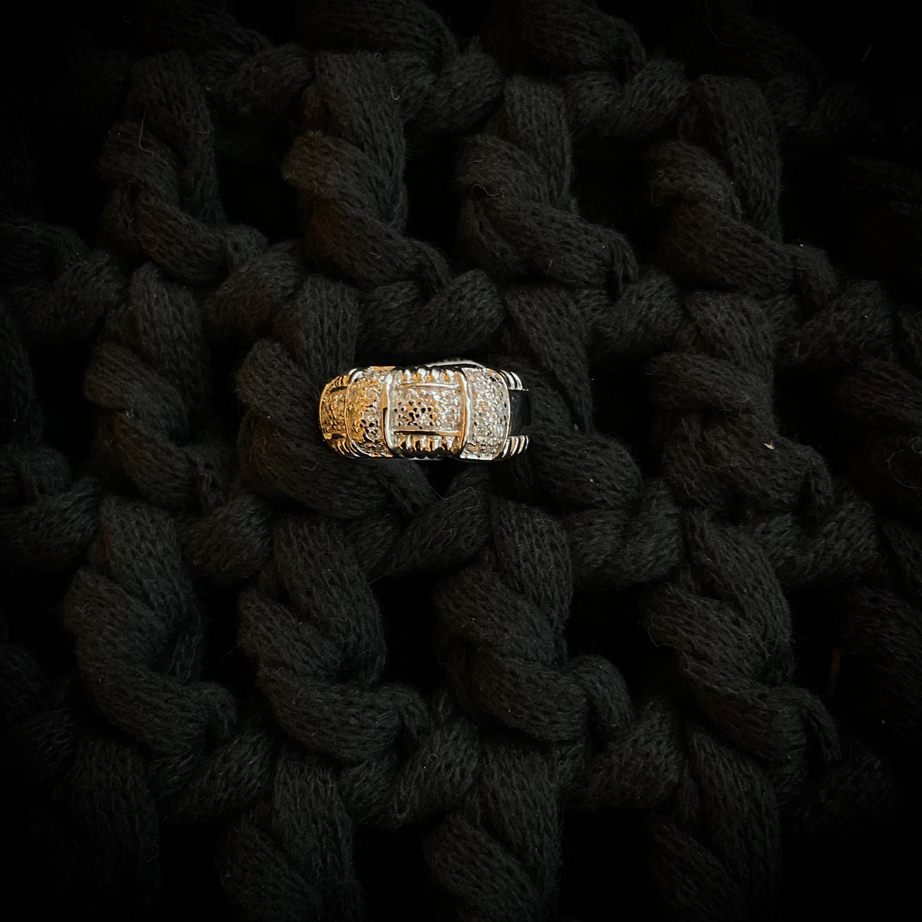 Anillo Plata Plateada Cristalino 5