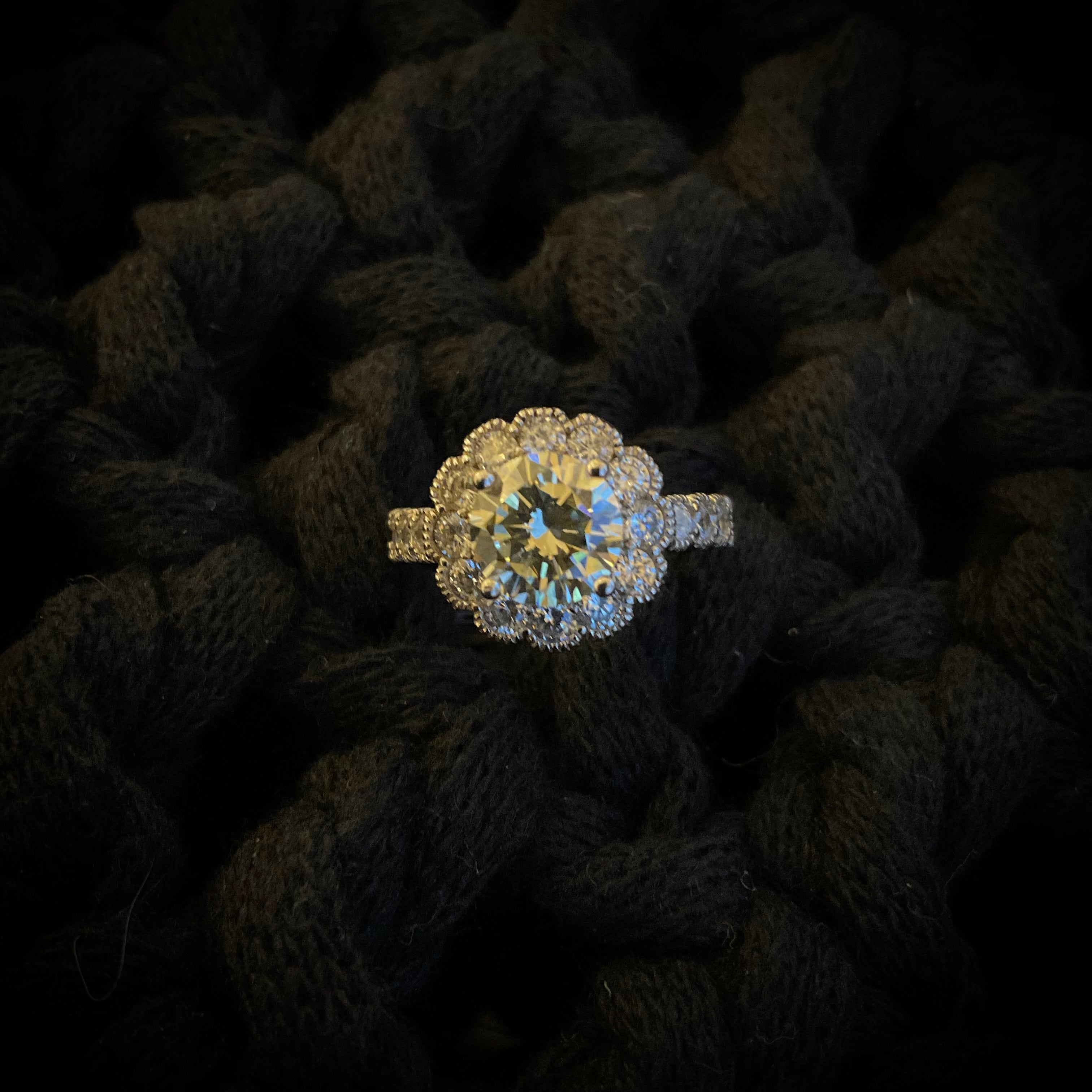 Anillo Rodio Amarillo