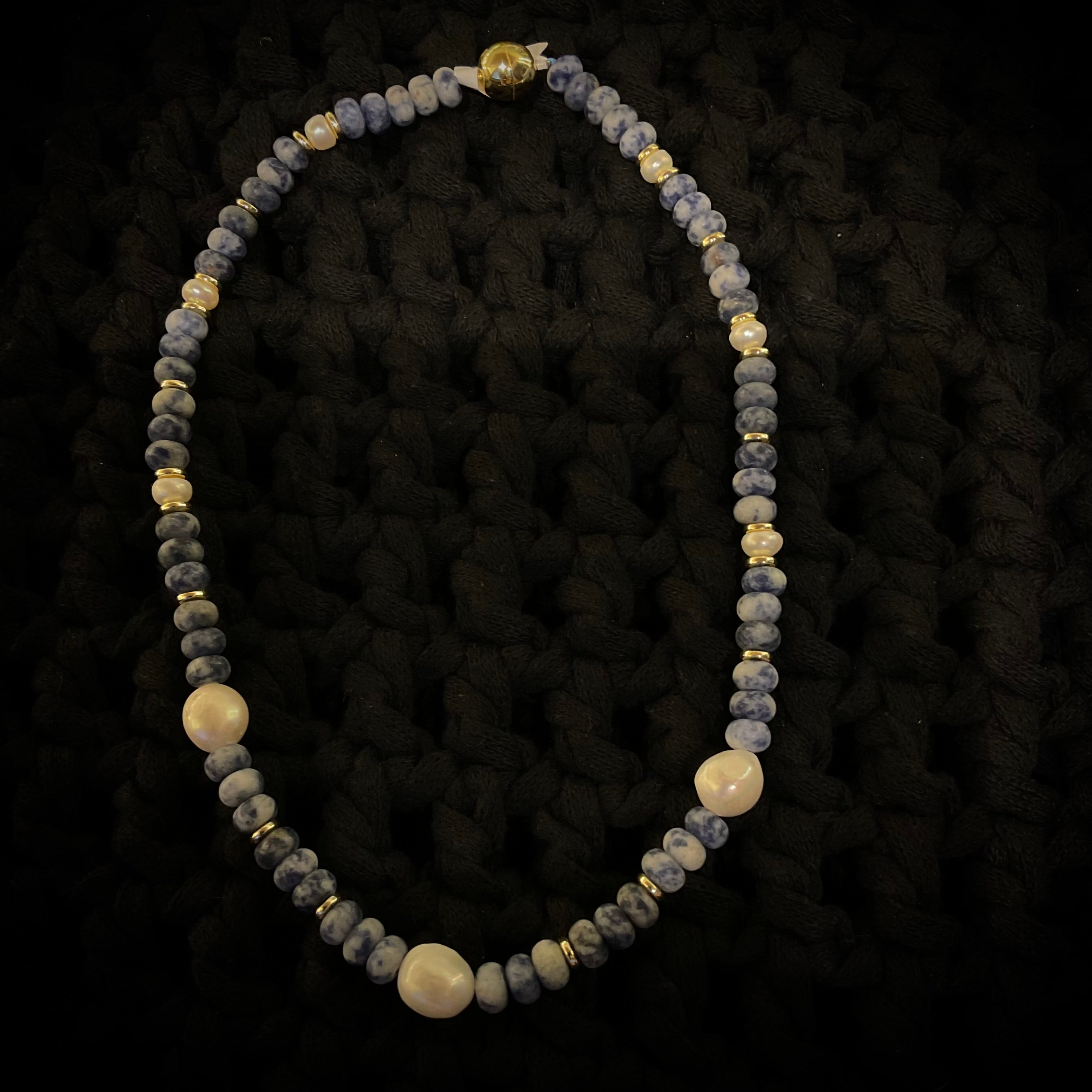 Collar Perlas y Cuarzos Varios Colores