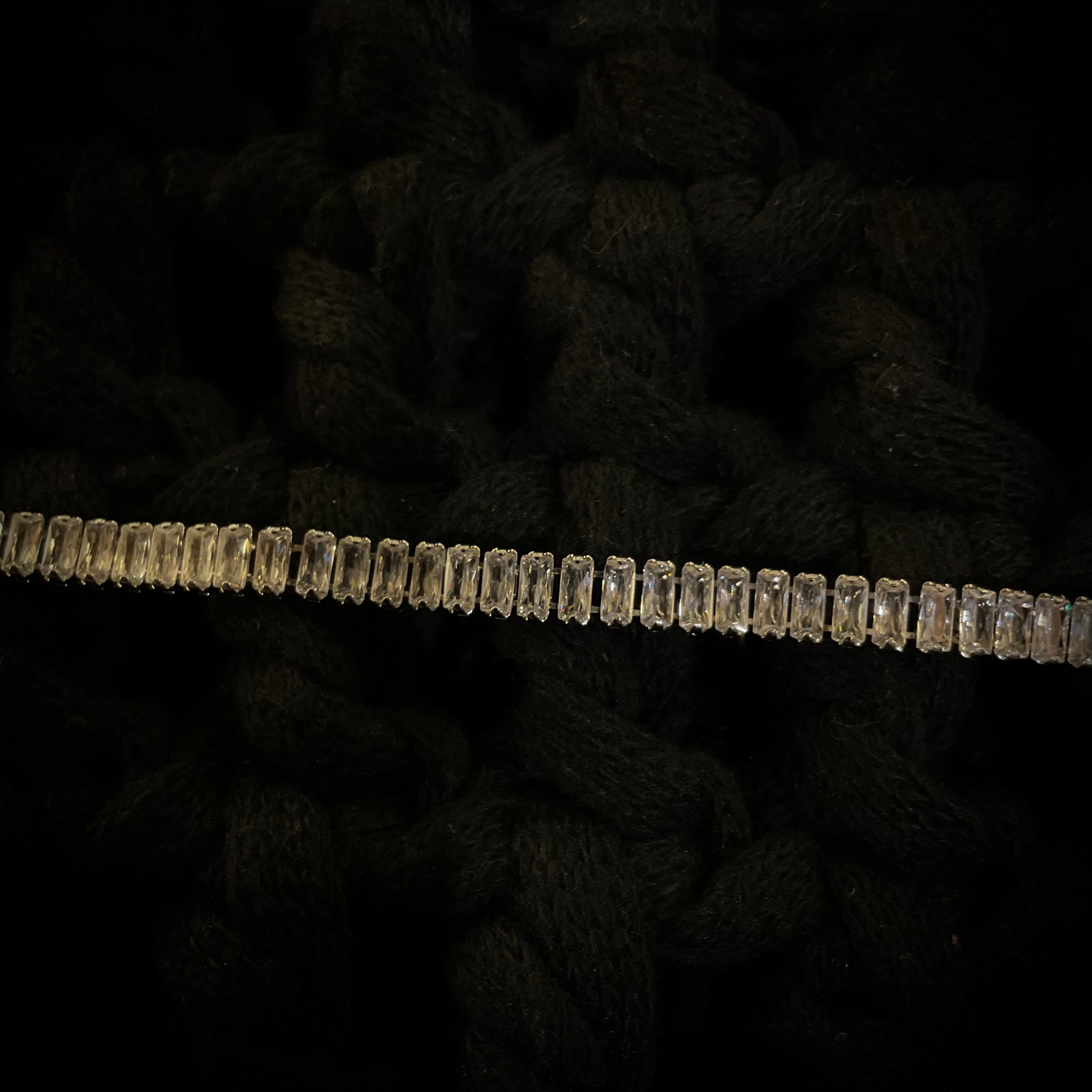 Pulsera Rodio Cristalino 8