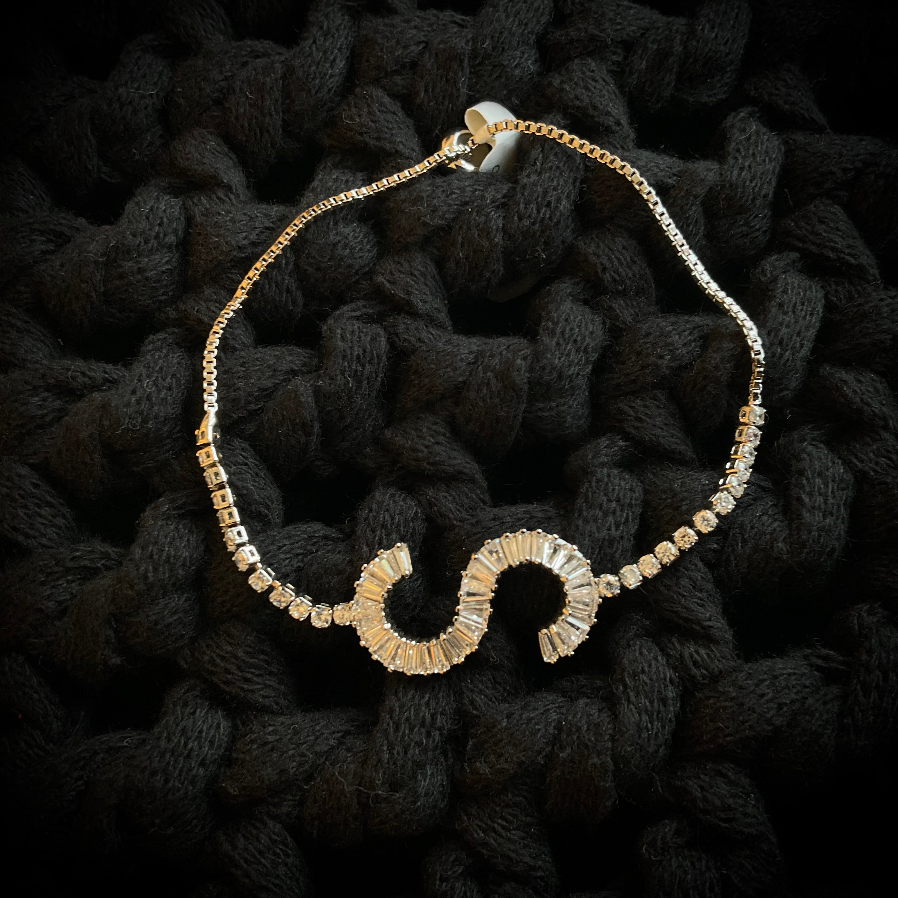 Pulsera Rodio Cristalino 6
