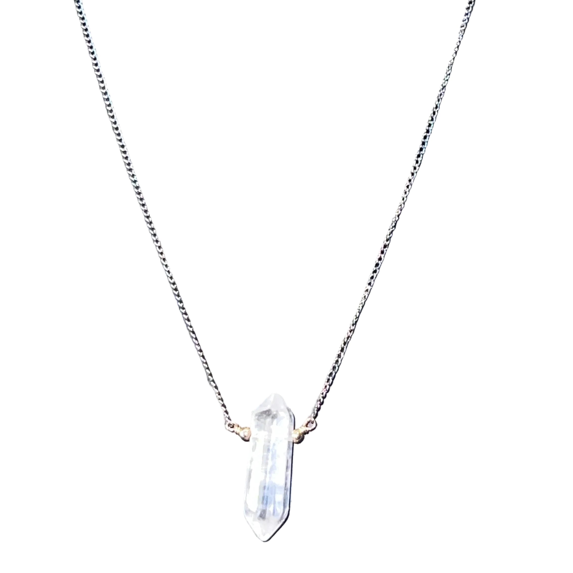 Collar cuarzo blanco