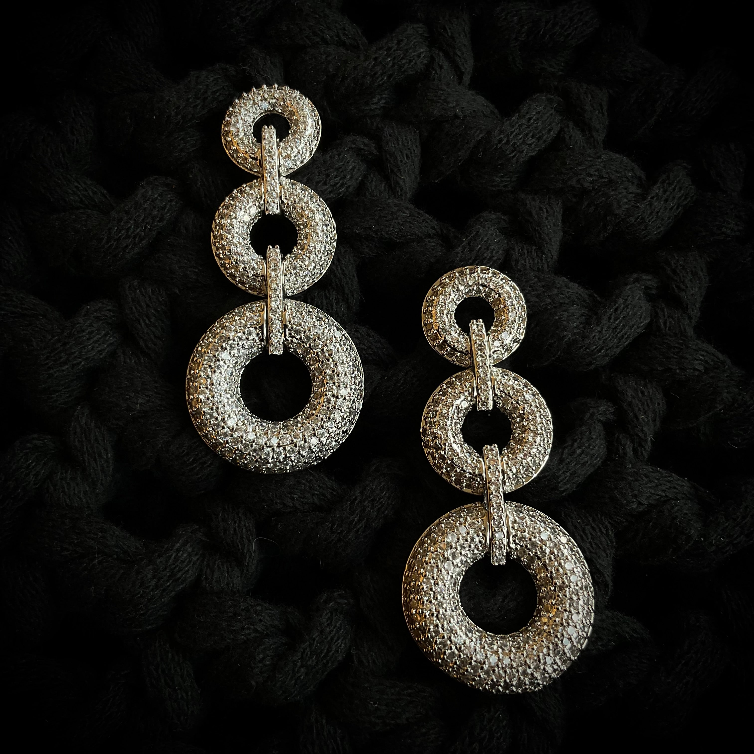 Aretes Rodio Plata 1