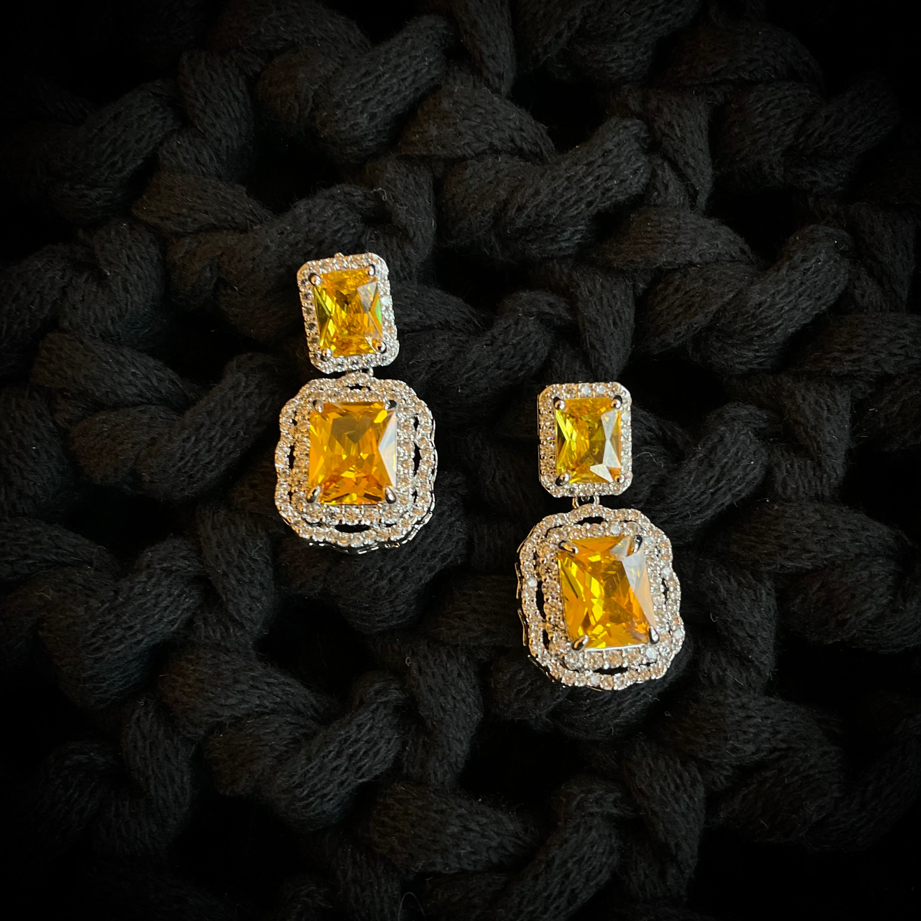 Aretes Rodio Amarillo