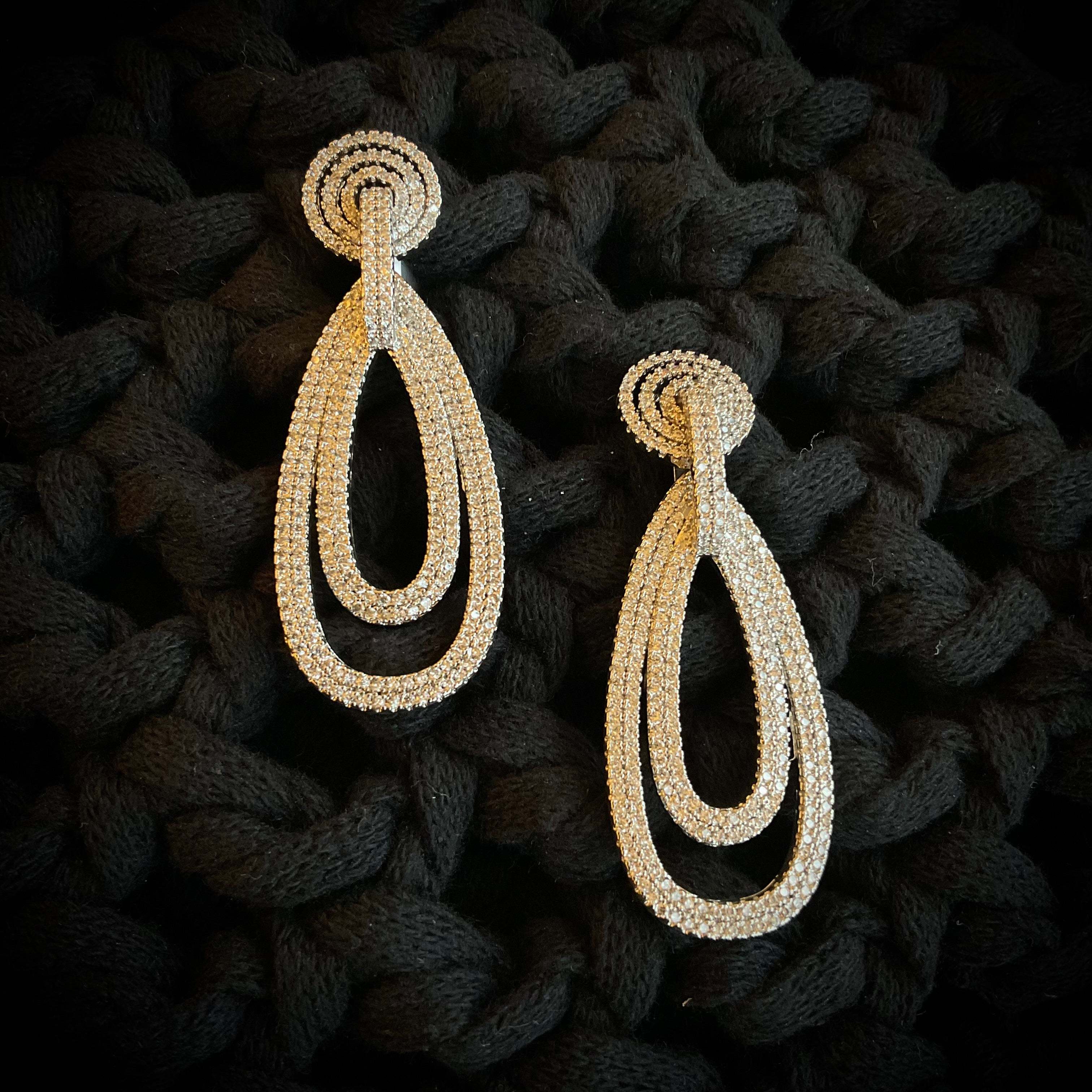 Aretes Rodio Plata 2