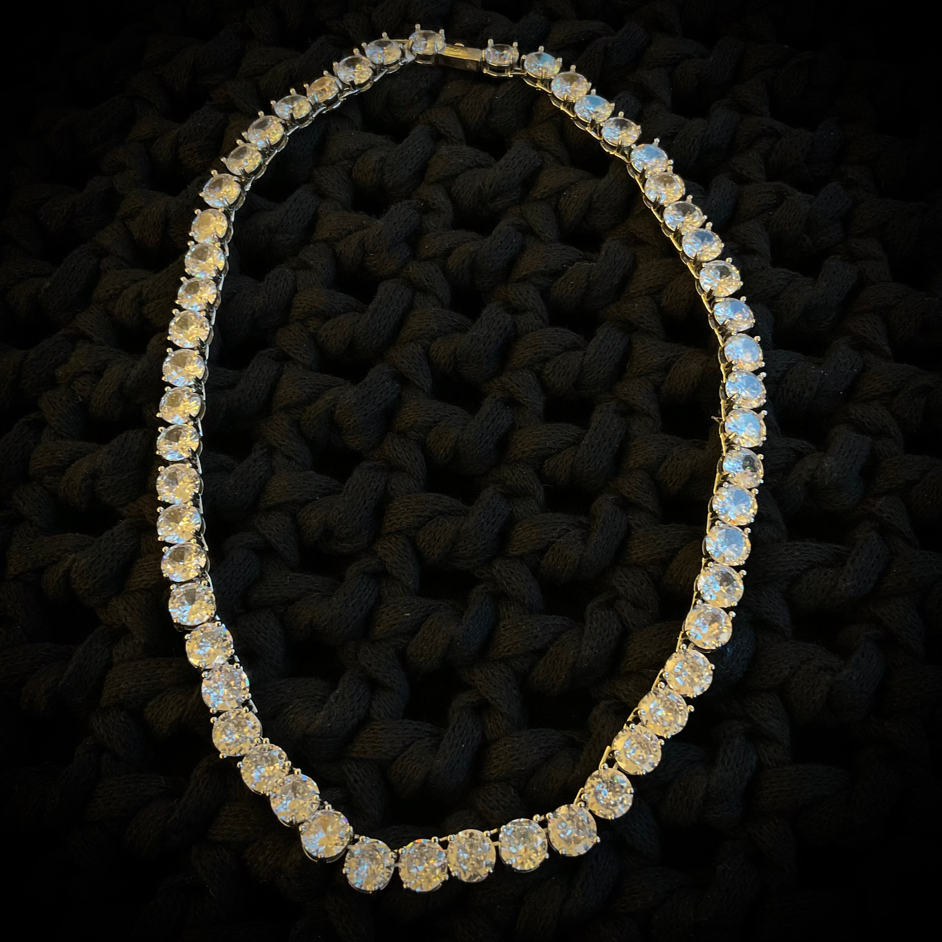 Collar Rodio Cristalino 3