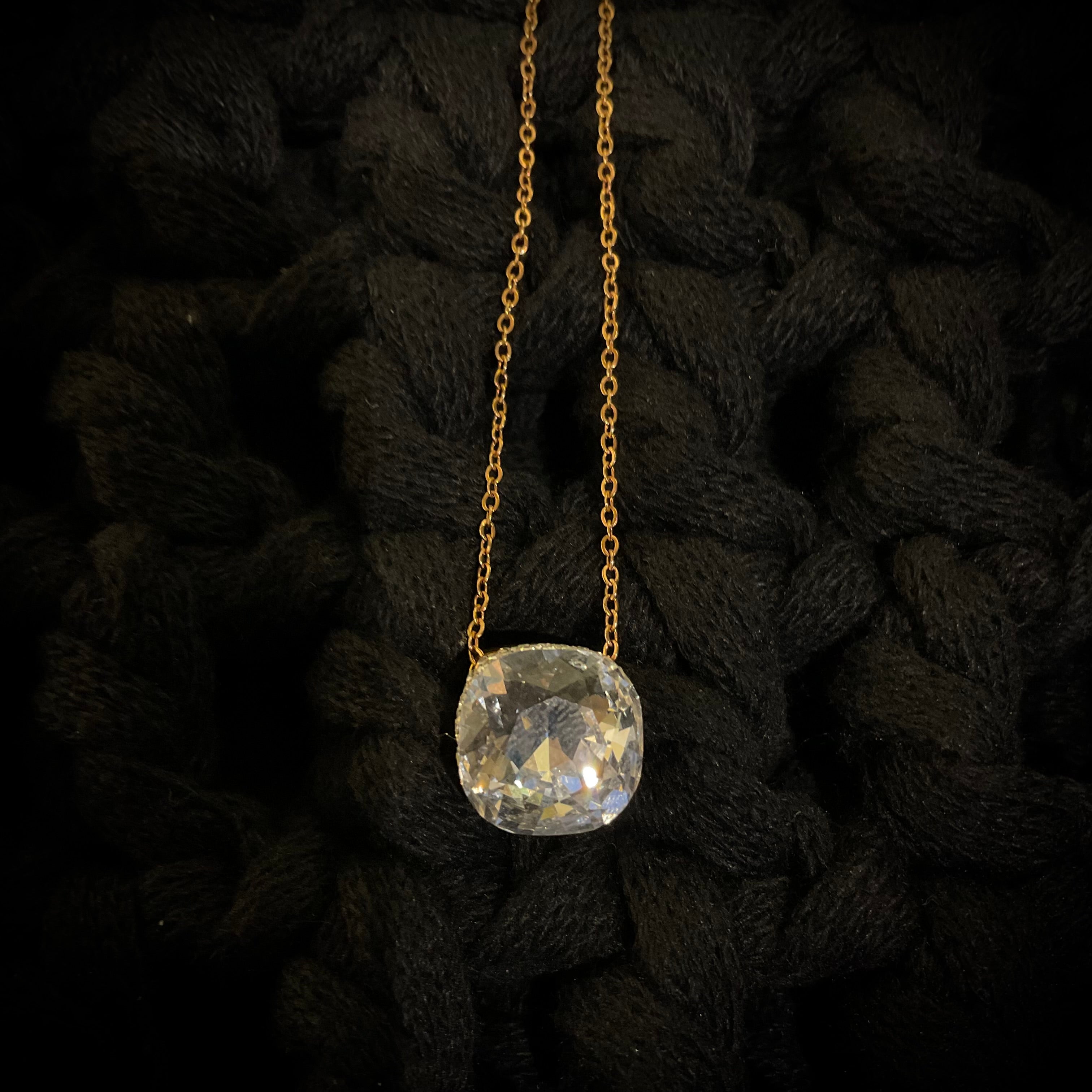 Dijes Chapa Oro Cristalino 11