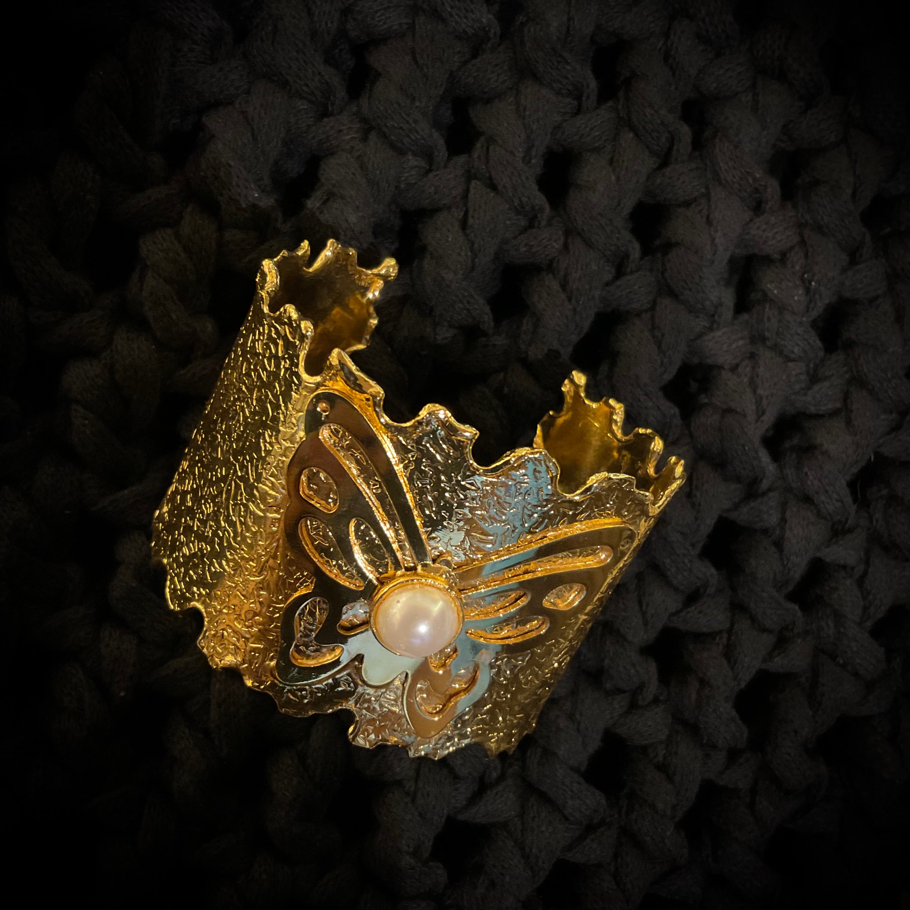 Pulsera Oro Laminado Perla