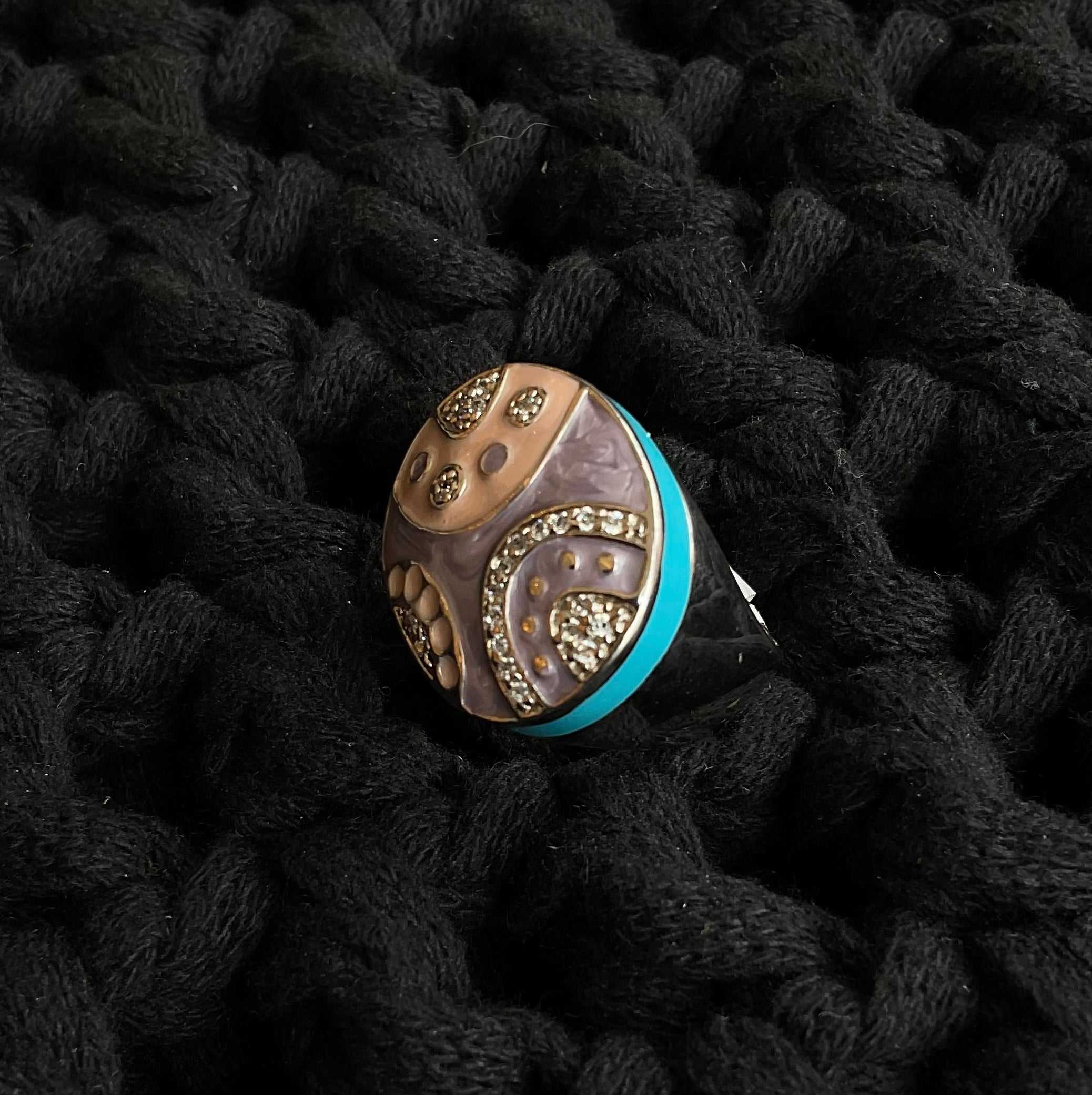 Anillo Rodio Multicolor 2
