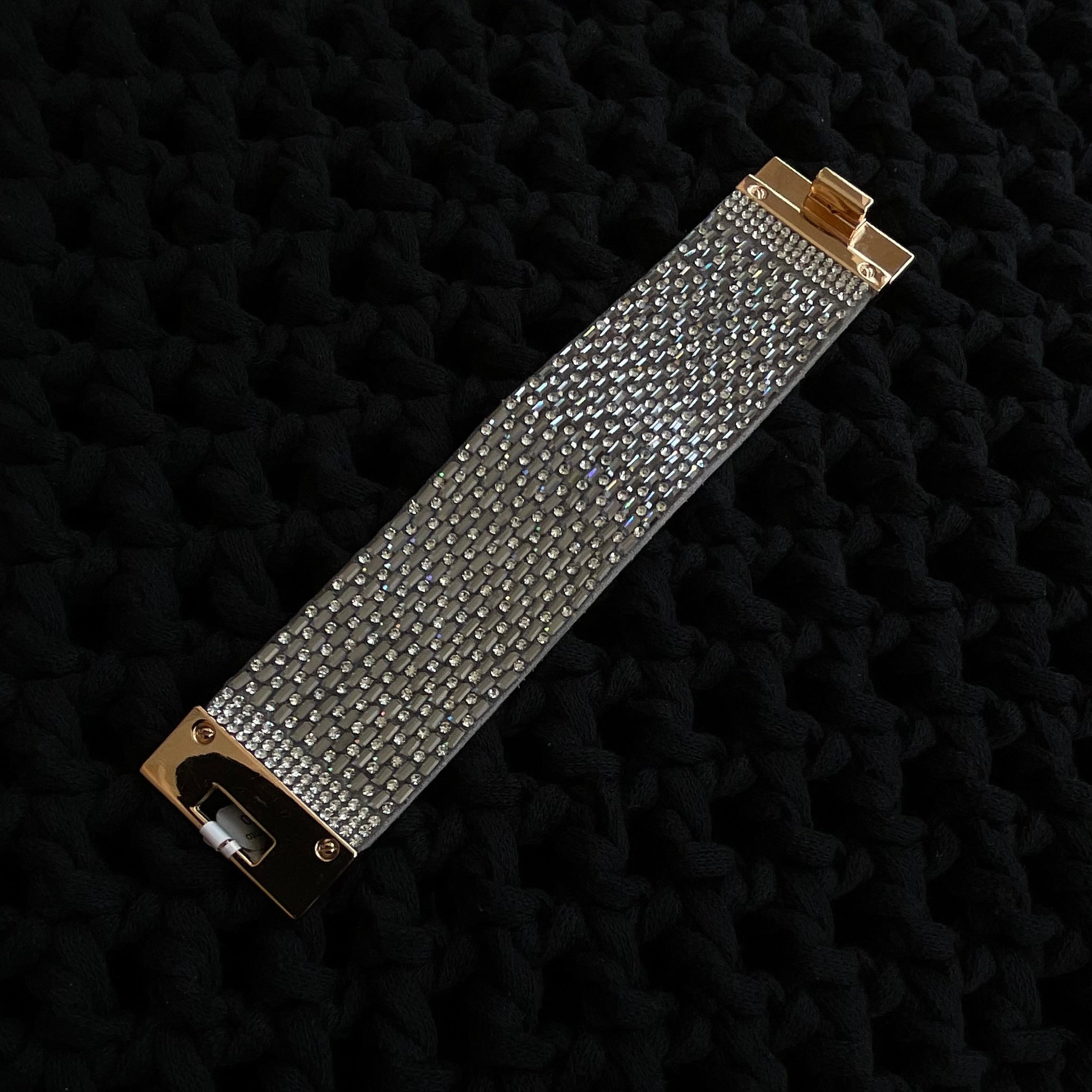 Pulsera Piel Cristalino