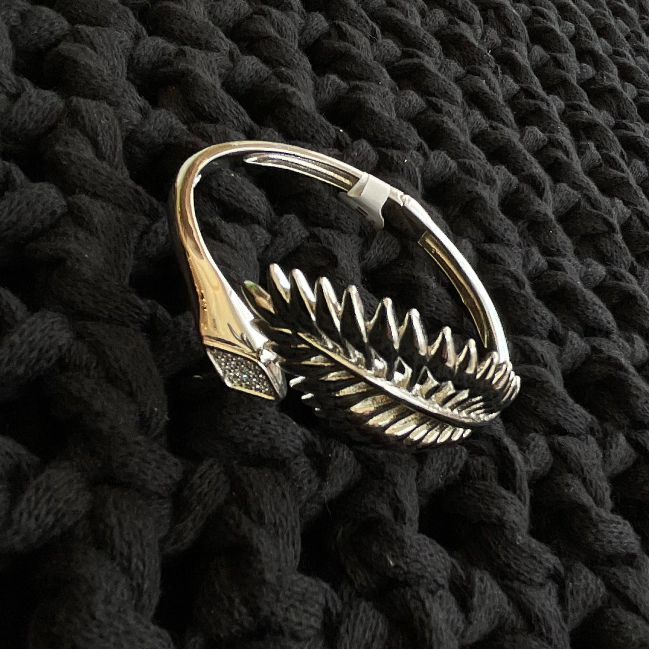 Bangle Rodio Plata