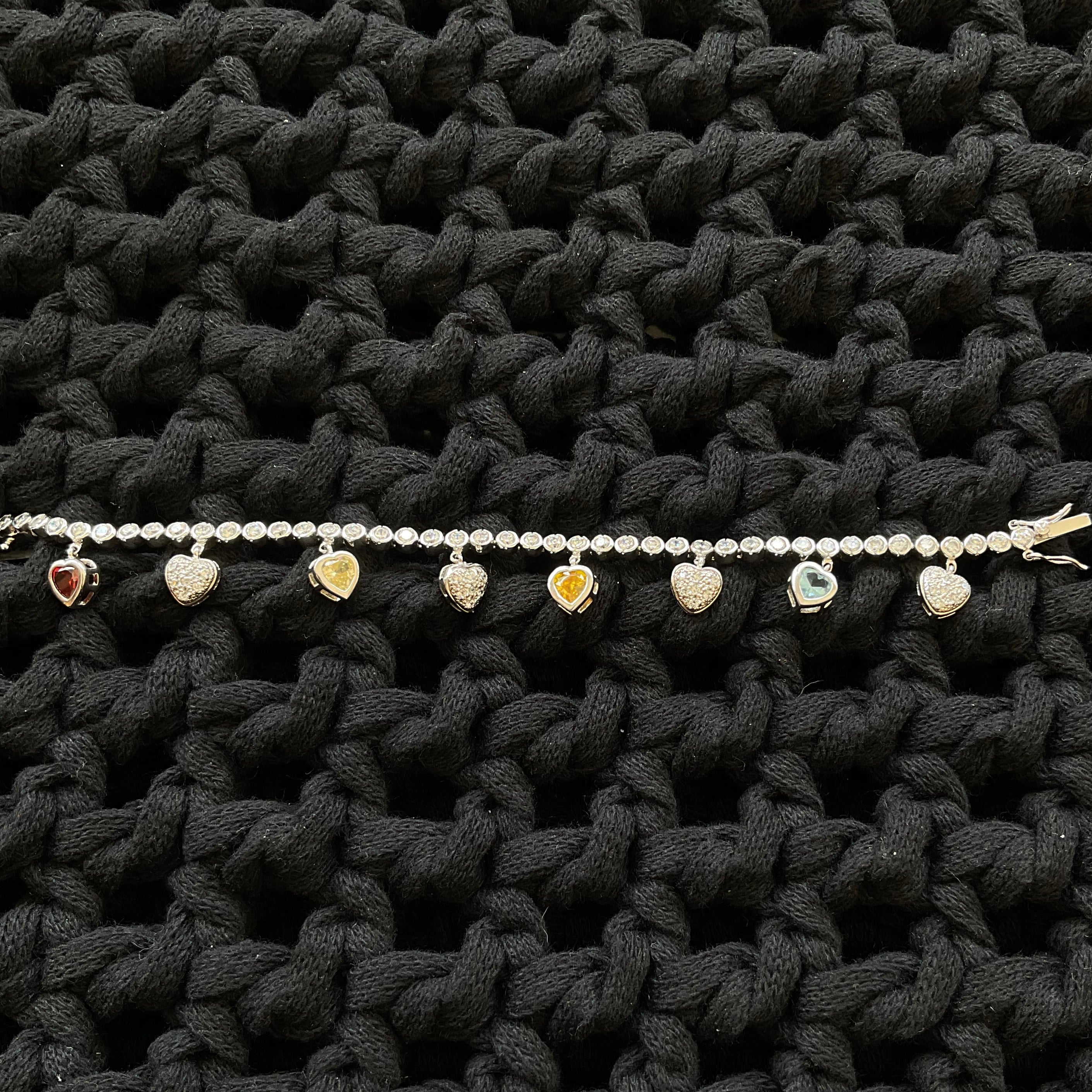 Pulsera Plata Plateada Multicolor 1