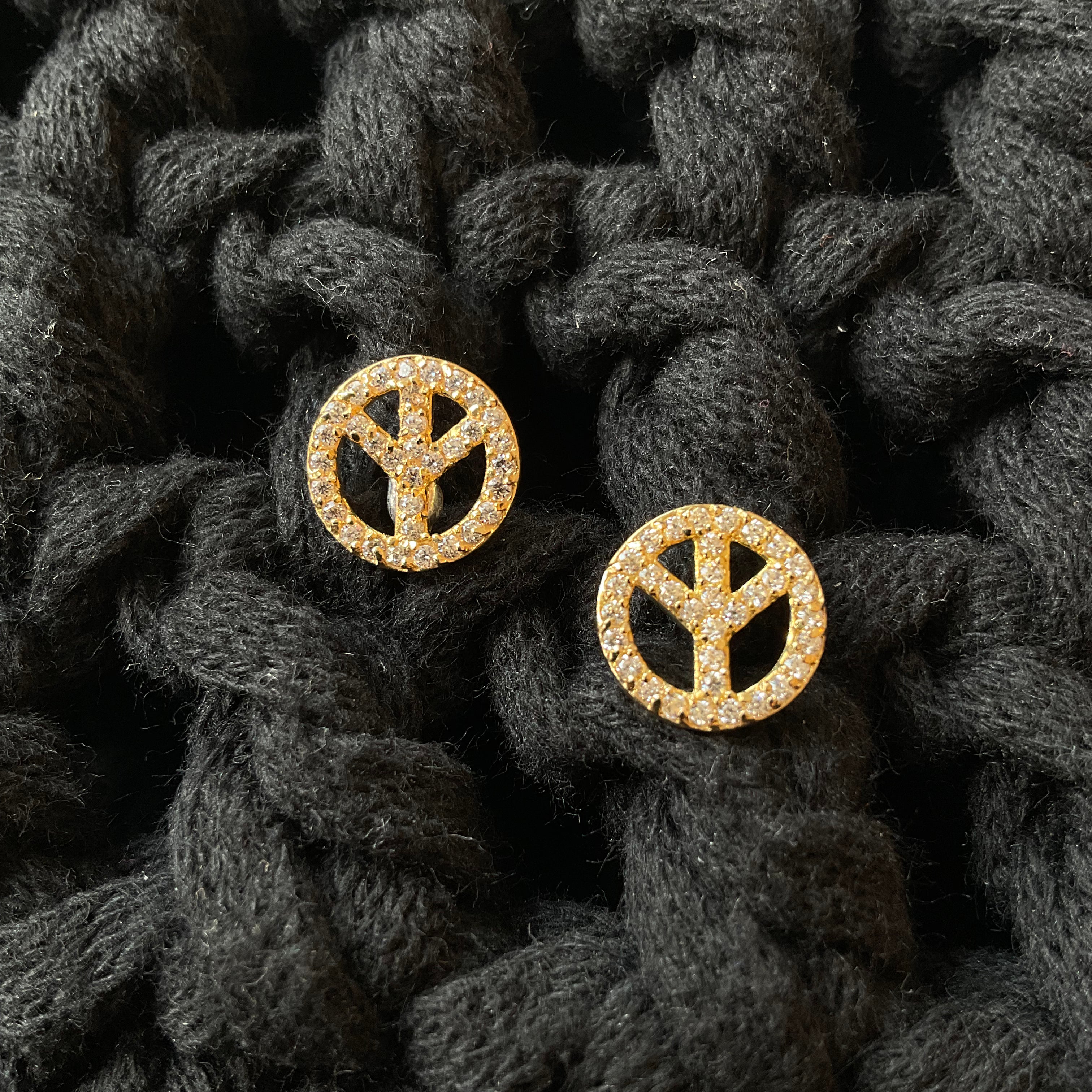 Aretes Plata Dorado