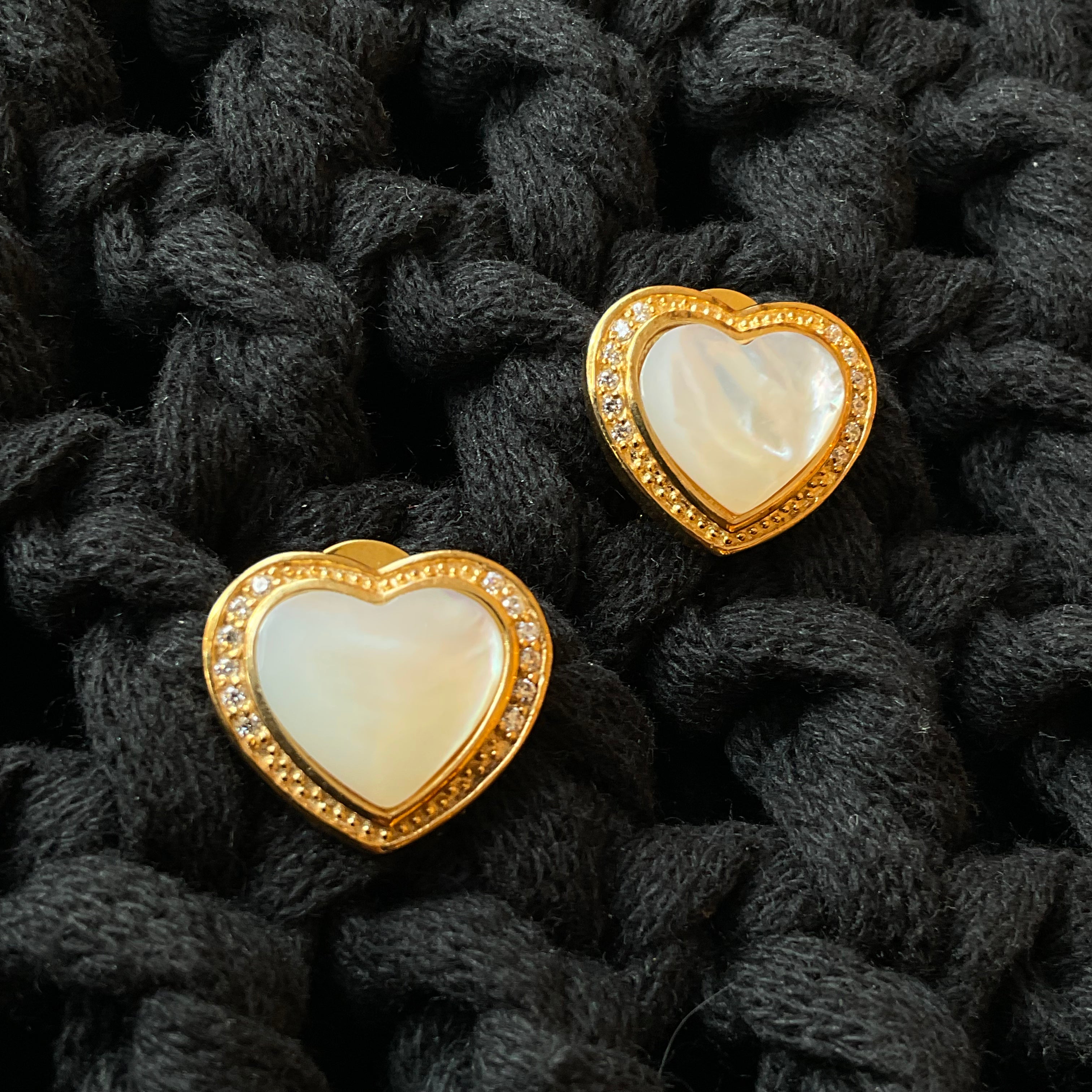 Aretes Plata Dorada Perla 3