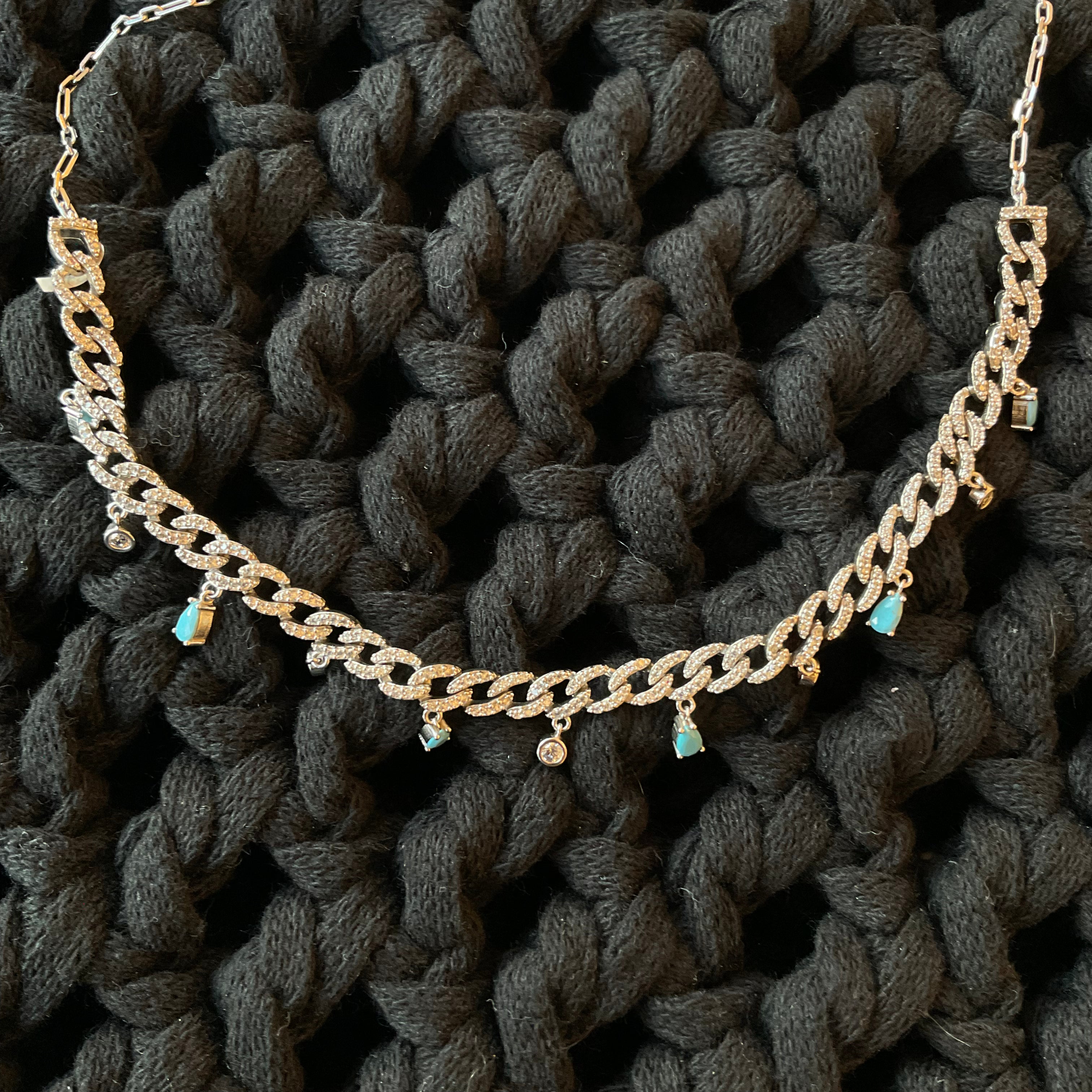 Gargantilla Plata con Zirconias