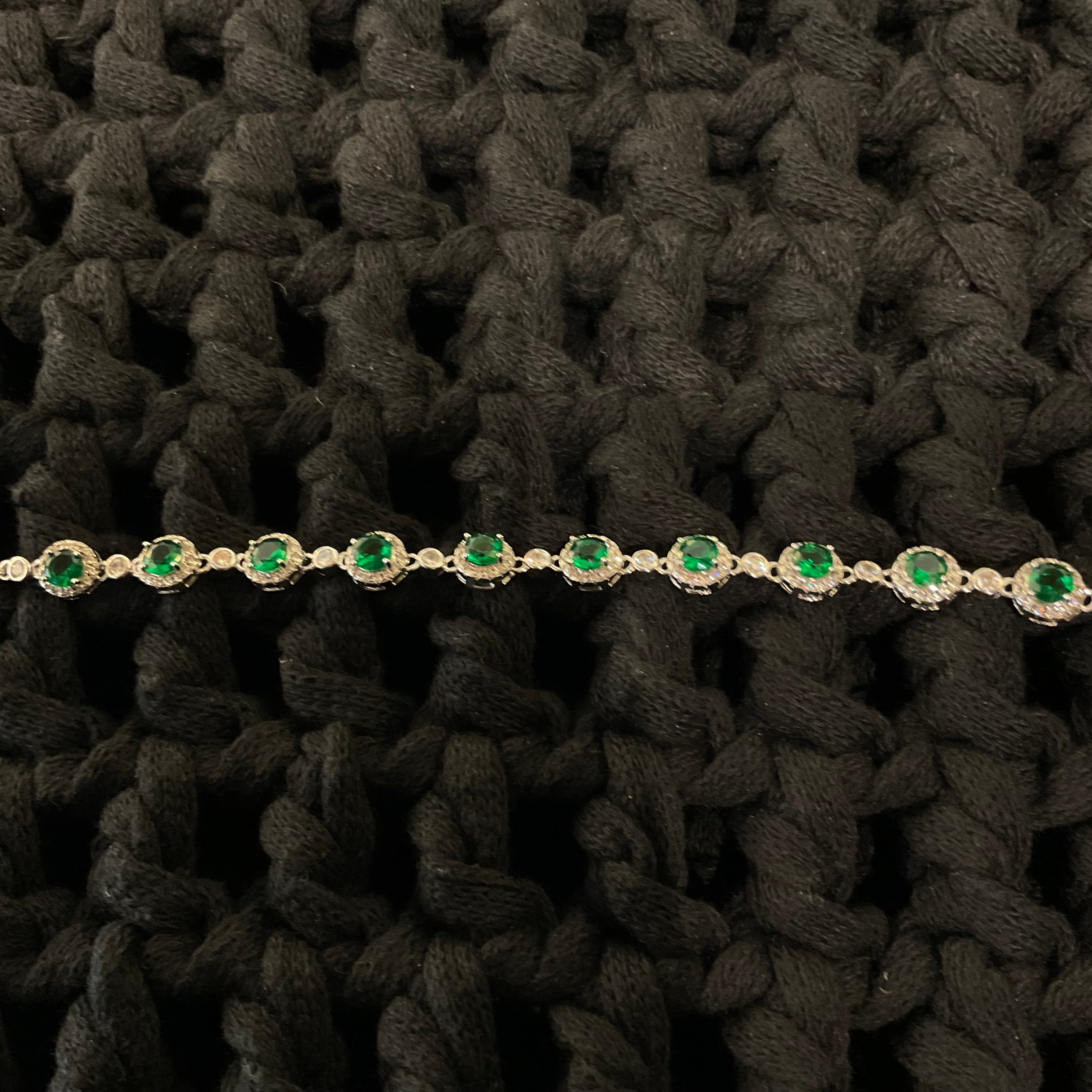 Pulsera de Plata con Zirconias