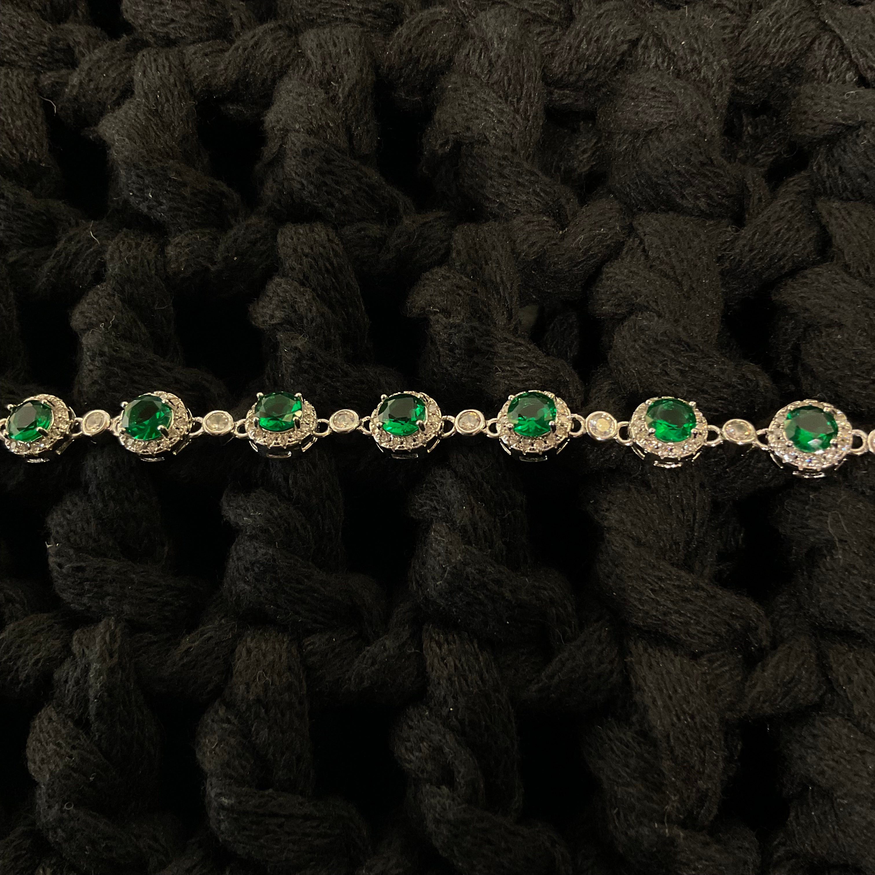 Pulsera de Plata con Zirconias