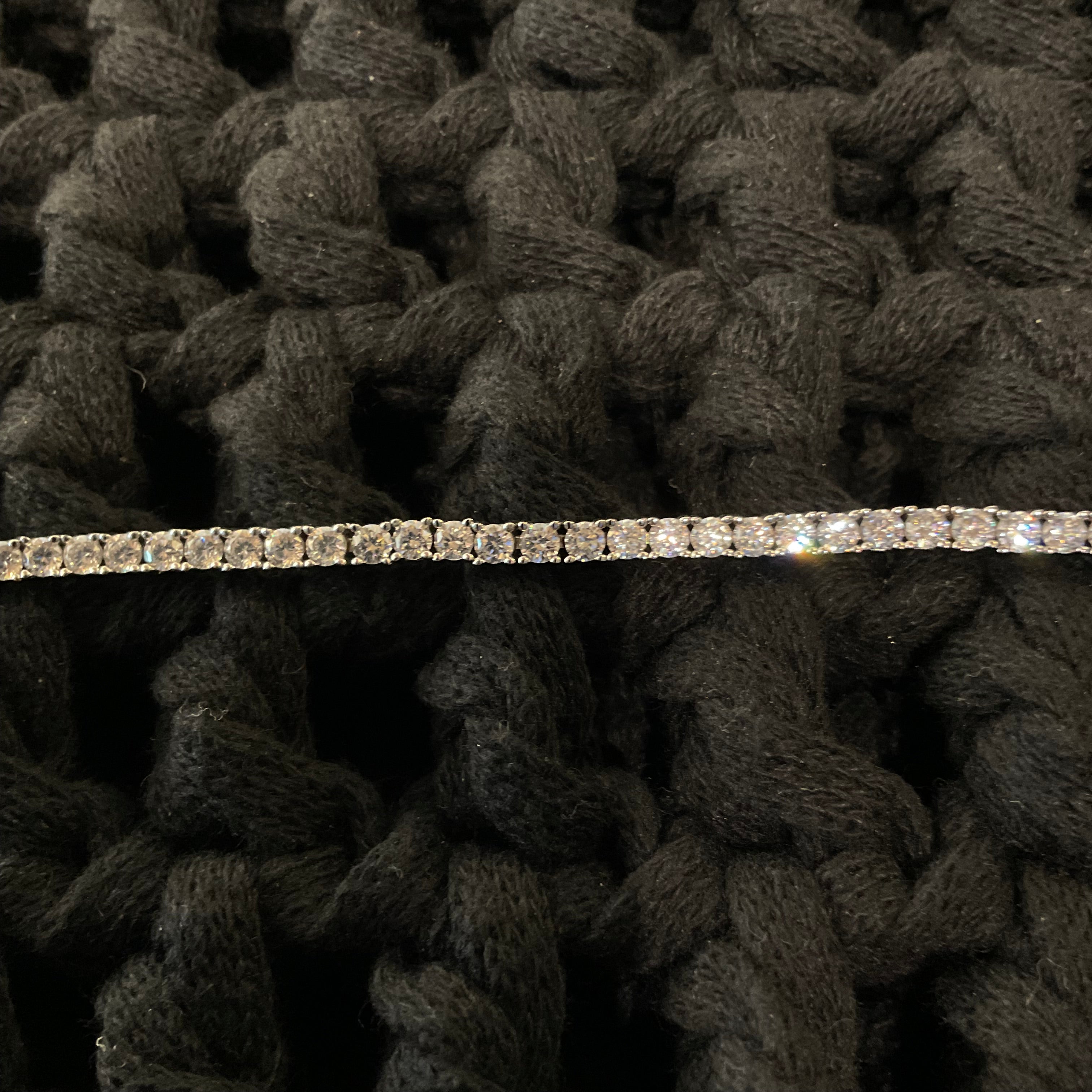 Round Cut Tennis Bracelet