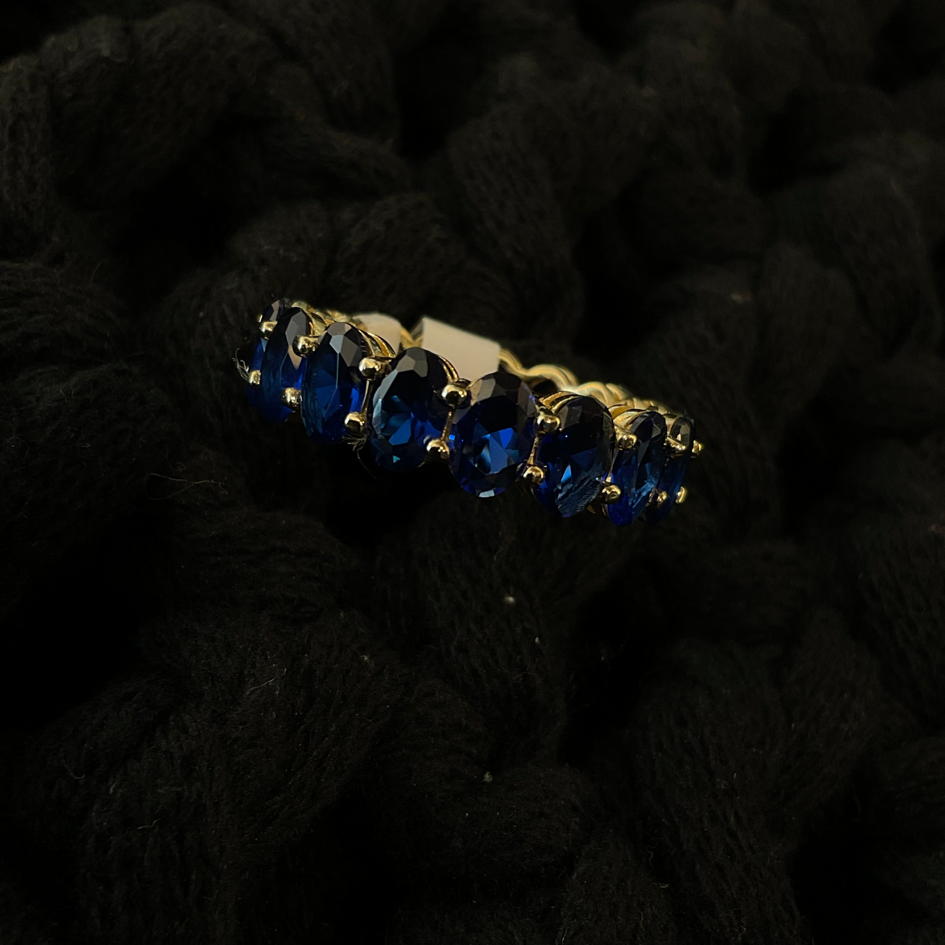 Anillo de Plata Eternity (Azul)