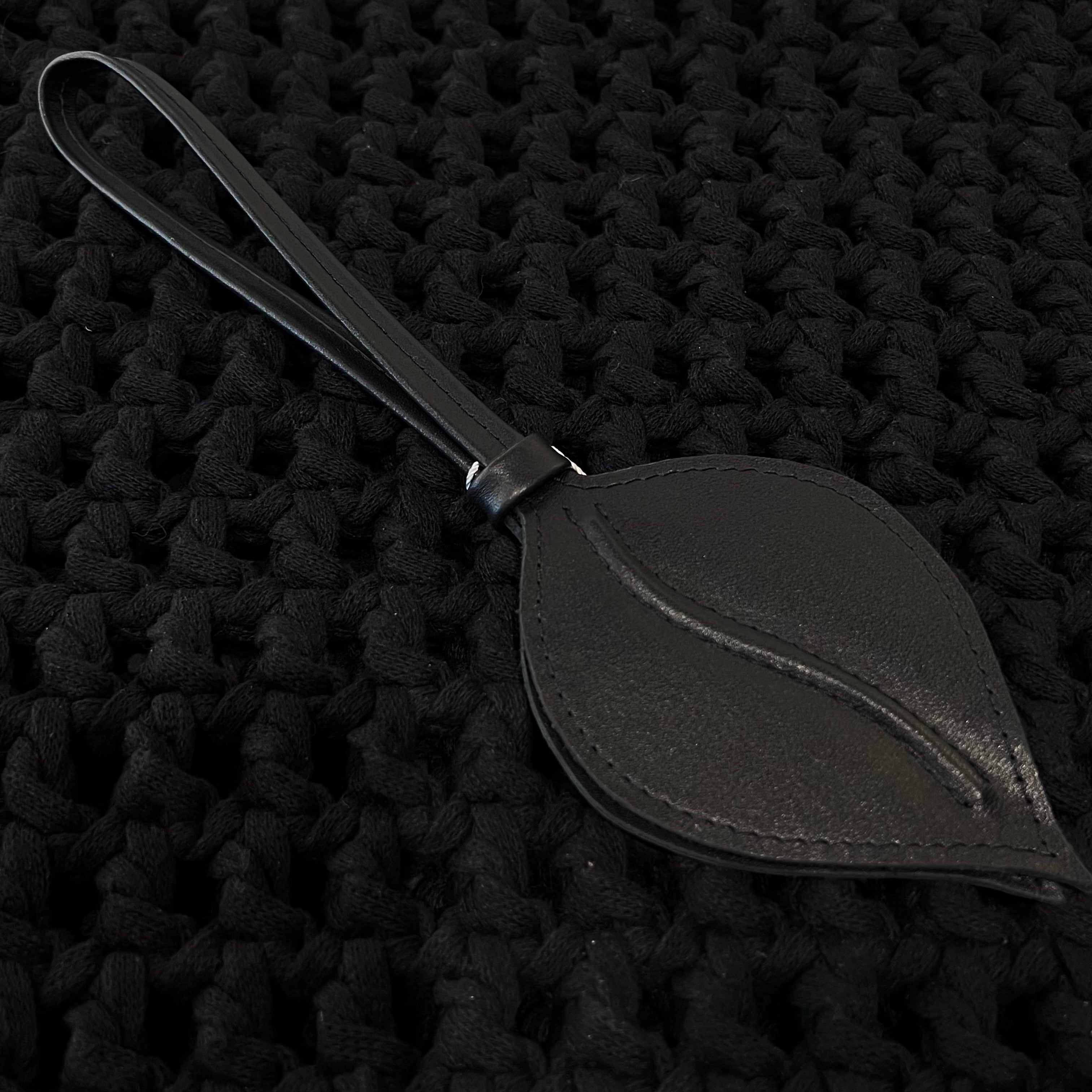 Leather Leaf Charm